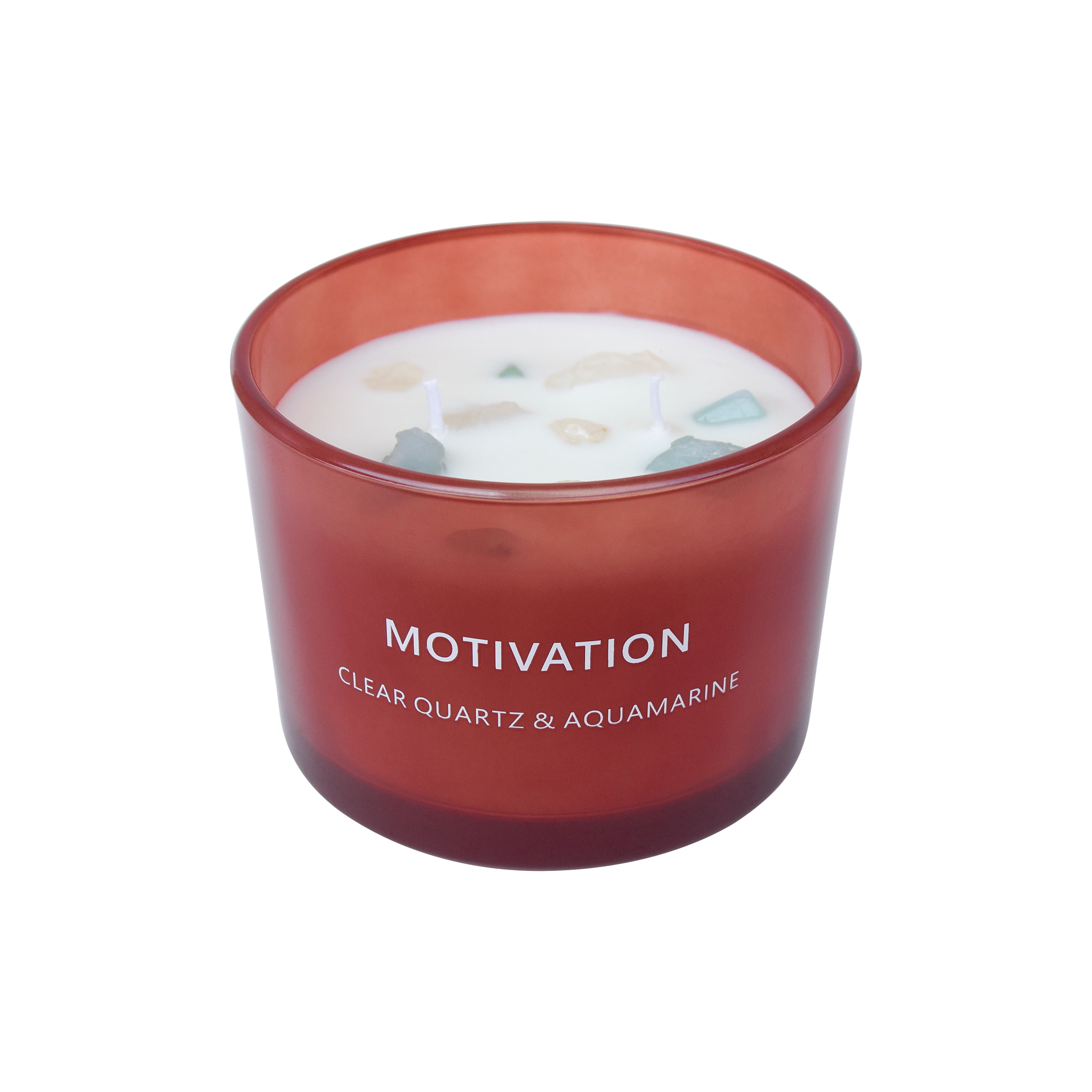 12oz. Clear Quartz &#x26; Aquamarine Motivation Scented Jar Candle by Ashland&#xAE;