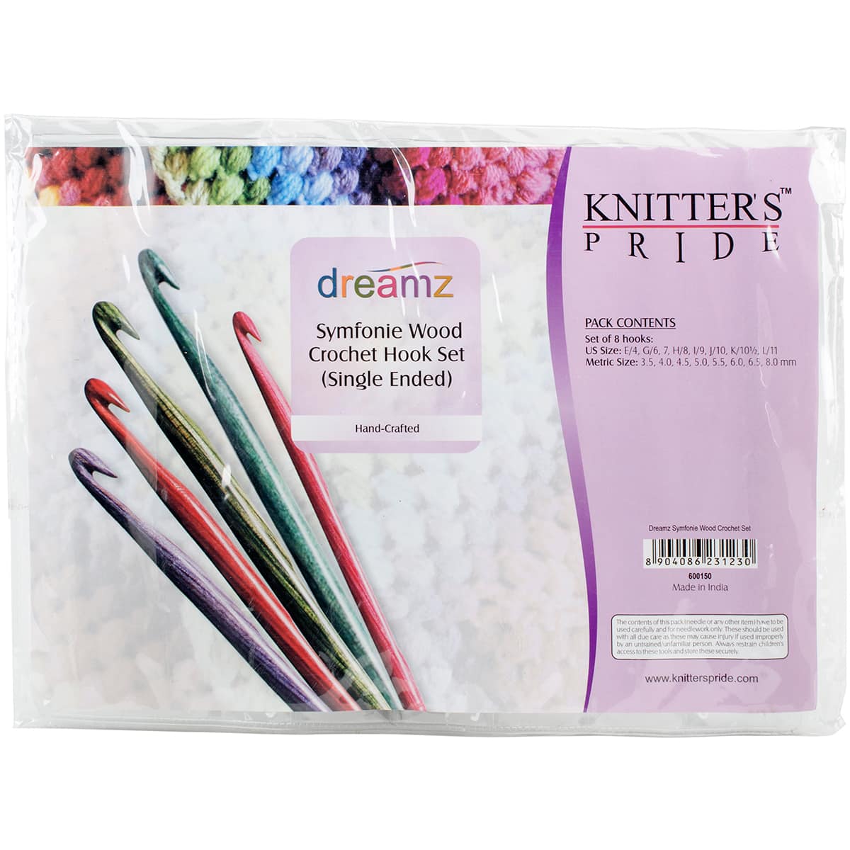 Knitter's Pride-Dreamz Single Ended Crochet Hook-Size G/4mm