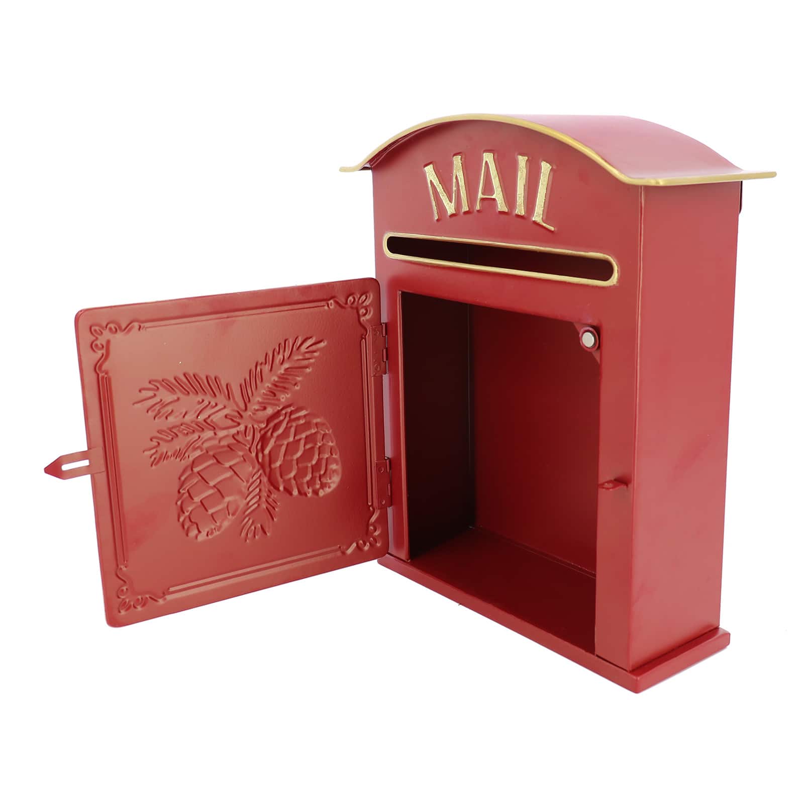 12.5&#x22; Decorative Metal Pine &#x26; Pinecone Mailbox by Ashland&#xAE;