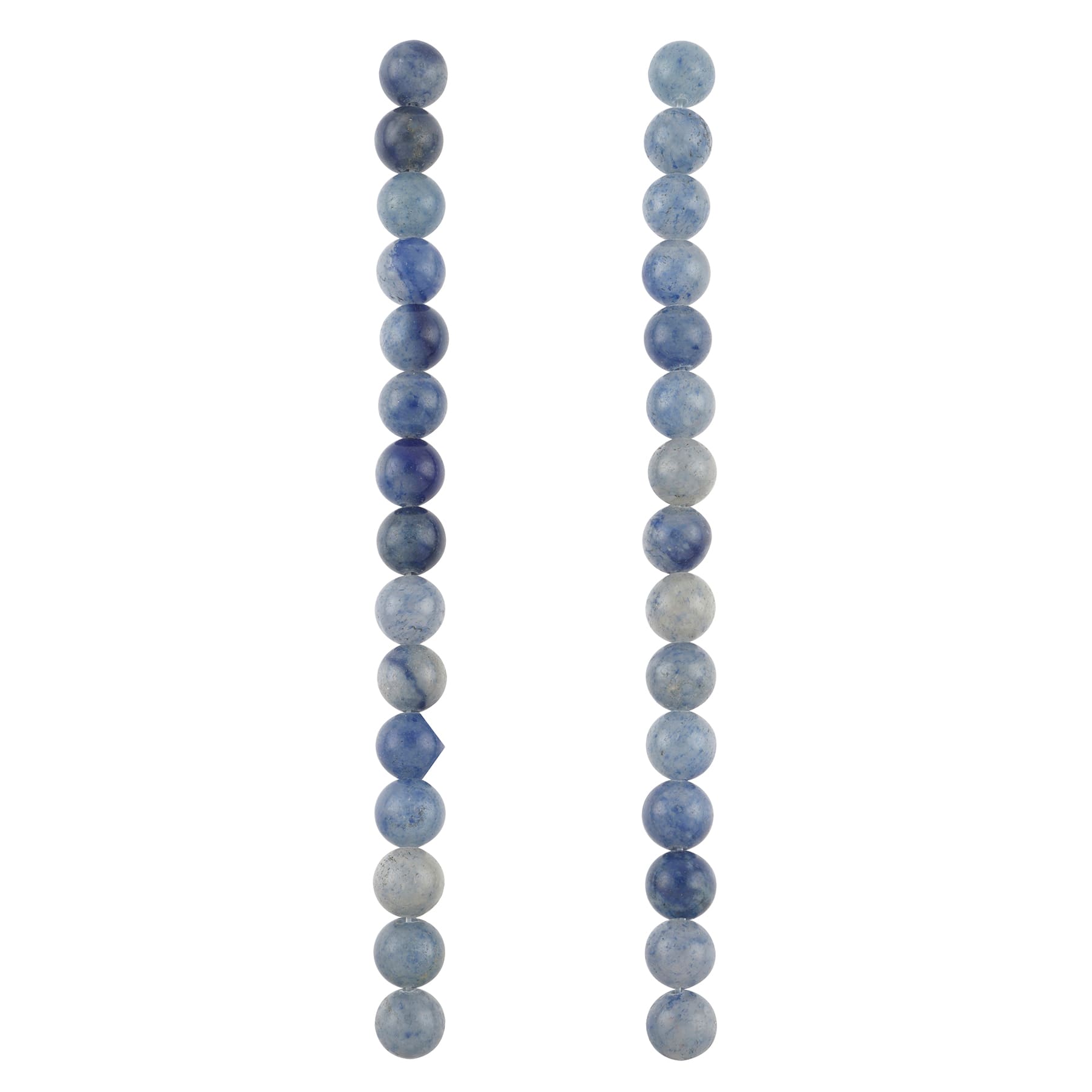 Blue Aventurine Round Beads, 8mm by Bead Landing&#x2122;