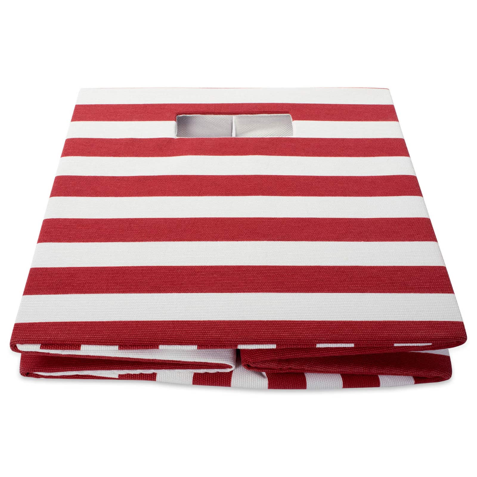 DII&#xAE; Striped Square Storage Cube