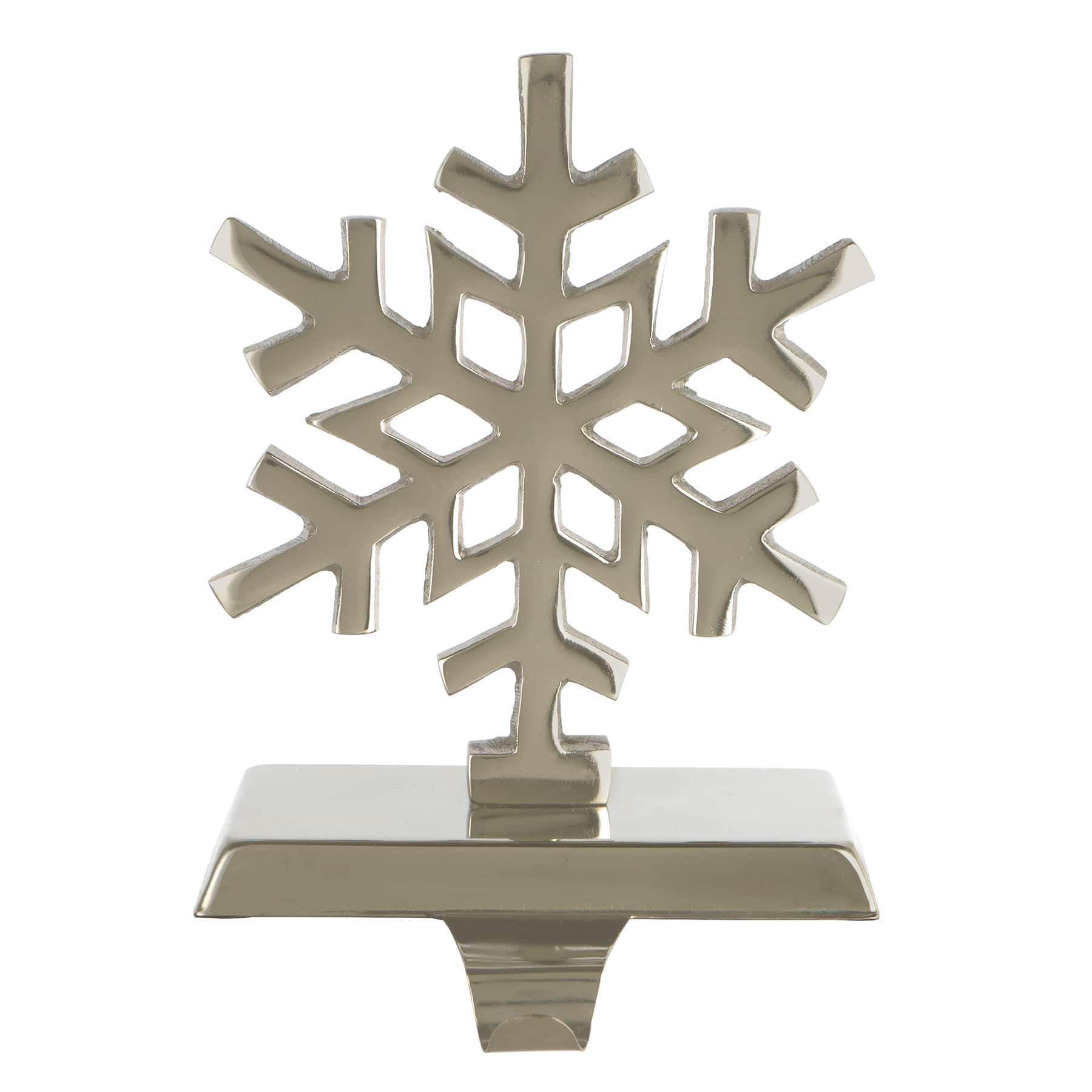 Silver Snowflake Stocking Holder by Ashland&#xAE;