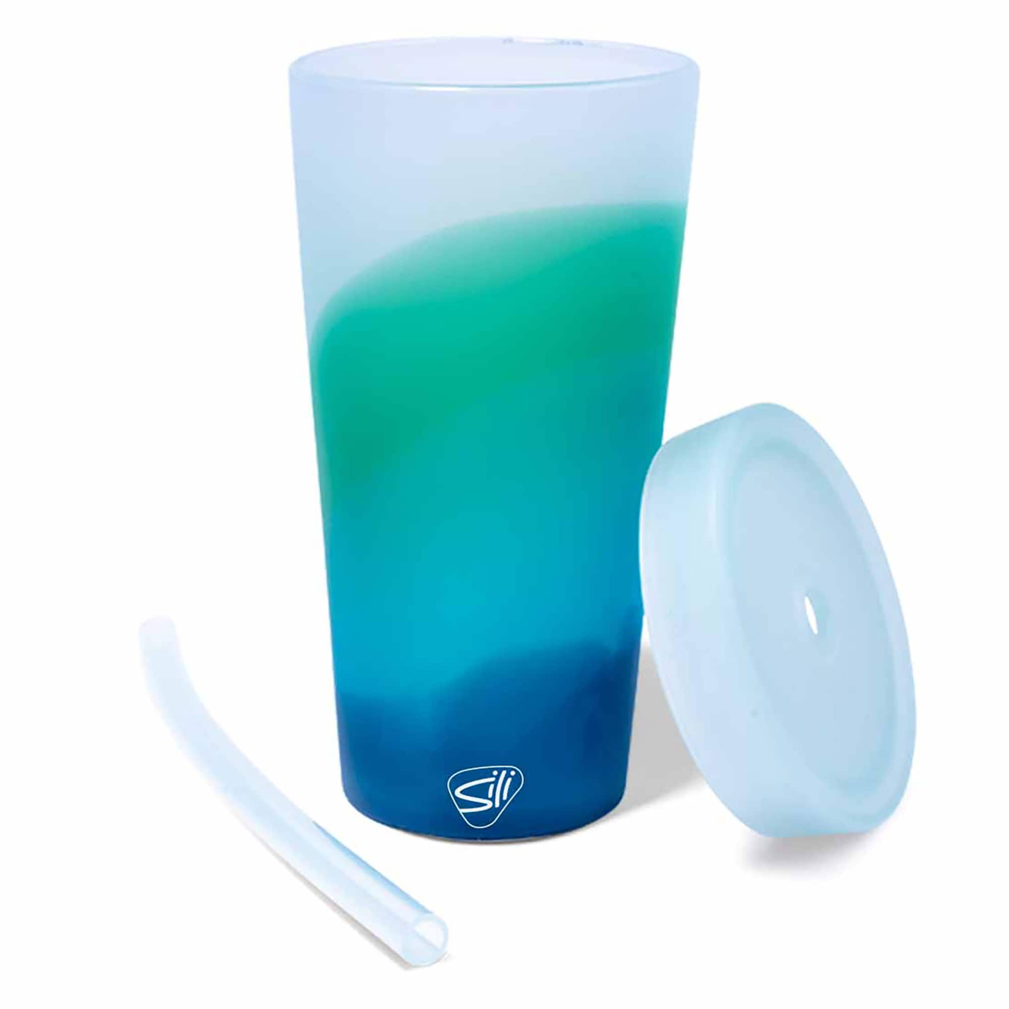 Silipint&#xAE; 22oz. Mountain Air &#x26; Desert Sun Silicone Straw Tumblers