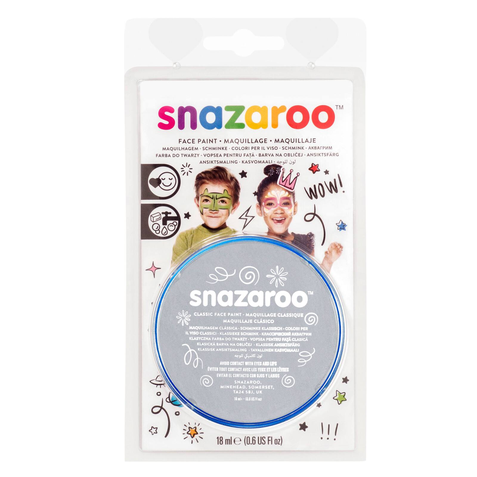 Snazaroo™ Light Grey Classic Face Paint