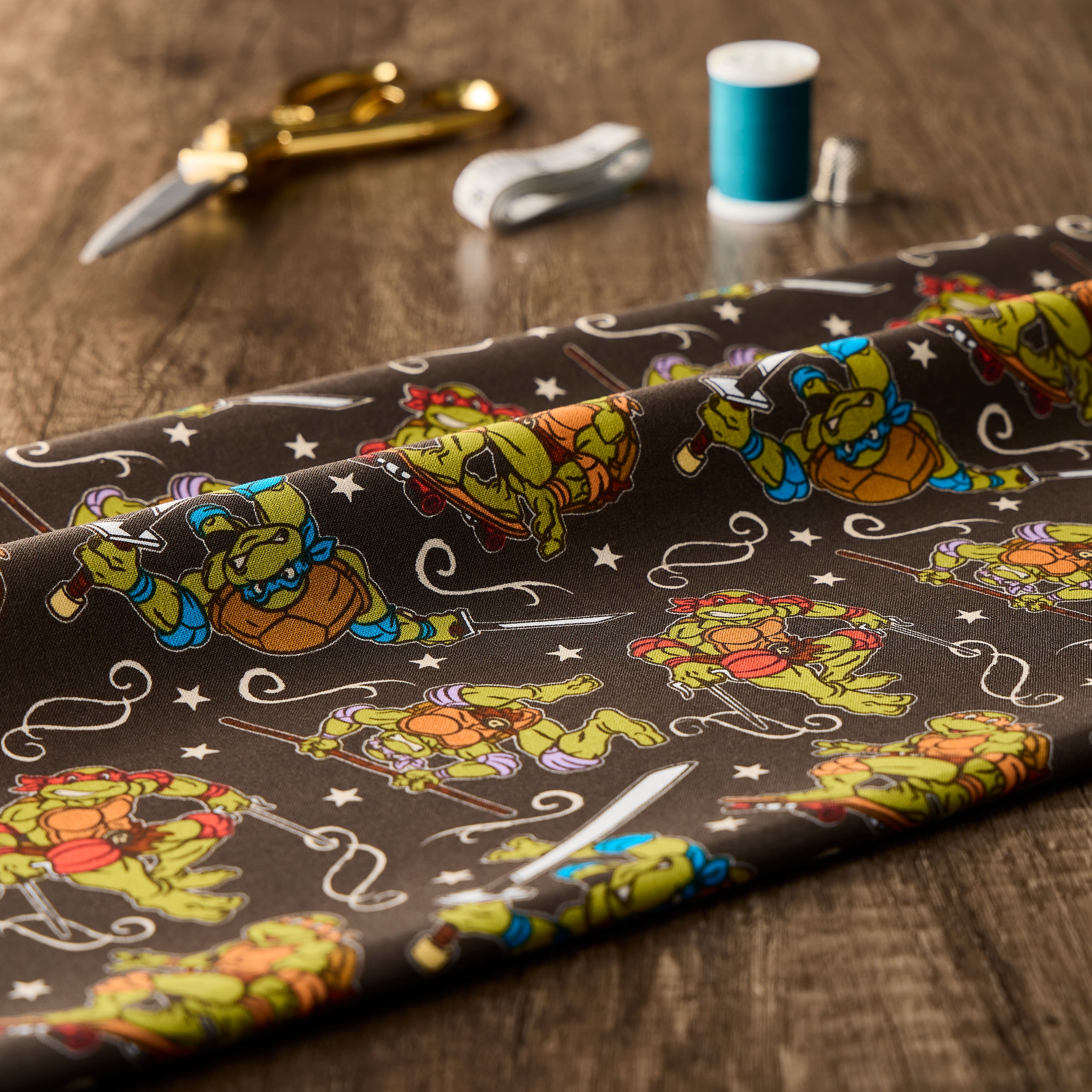 Nickelodeon&#xAE; Teenage Mutant Ninja Turtles&#xAE; Toss Cotton Fabric