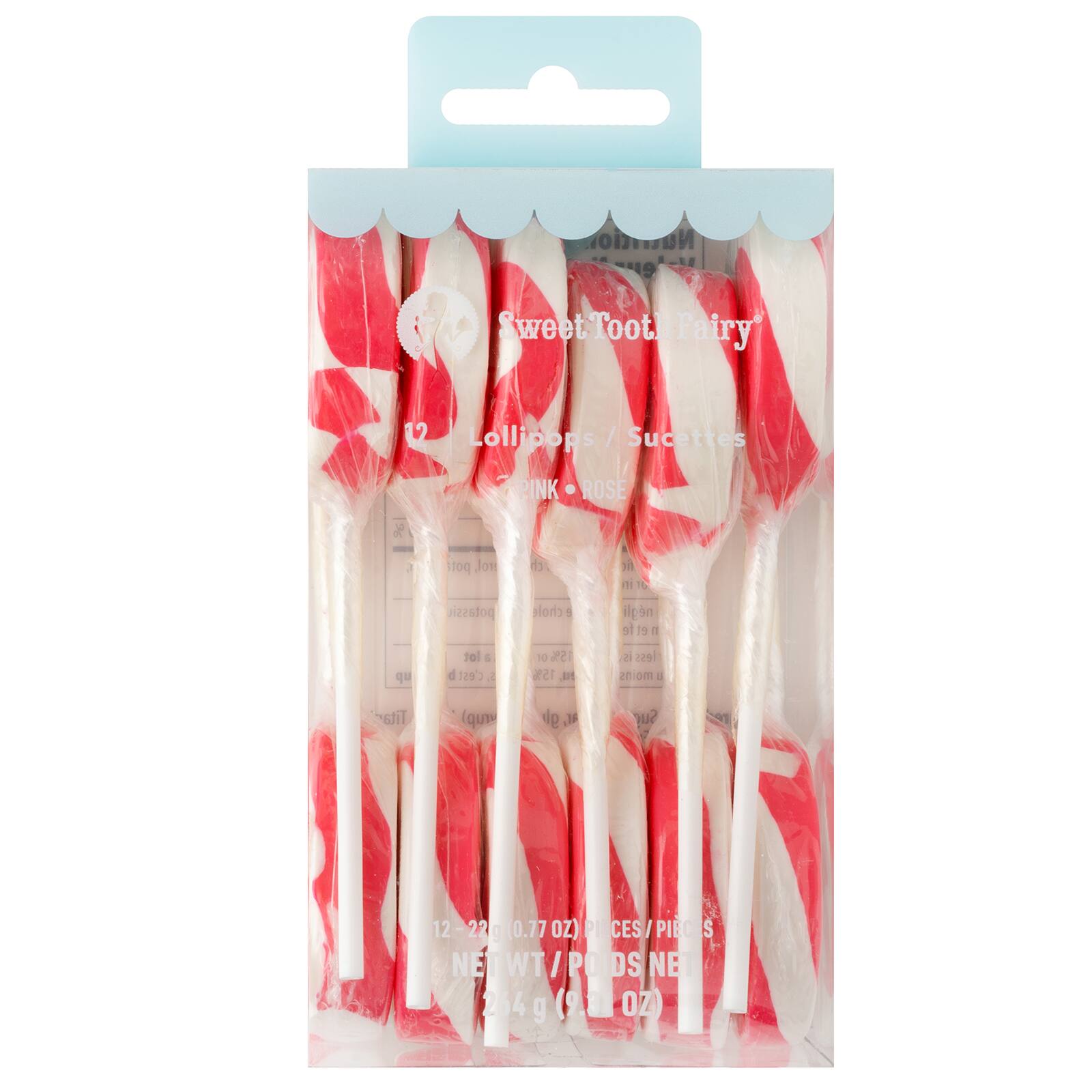 Sweet Tooth Fairy&#xAE; Pink Lollipops, 12ct.