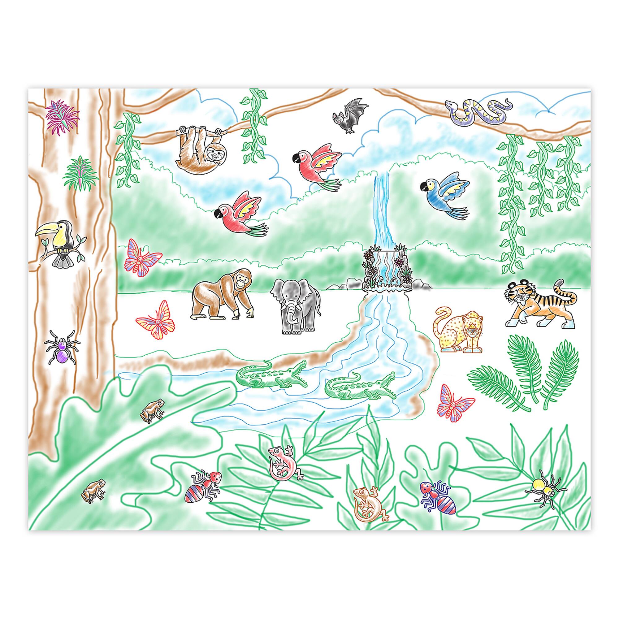 Melissa & Doug® Rain Forest Stamp-a-Scene