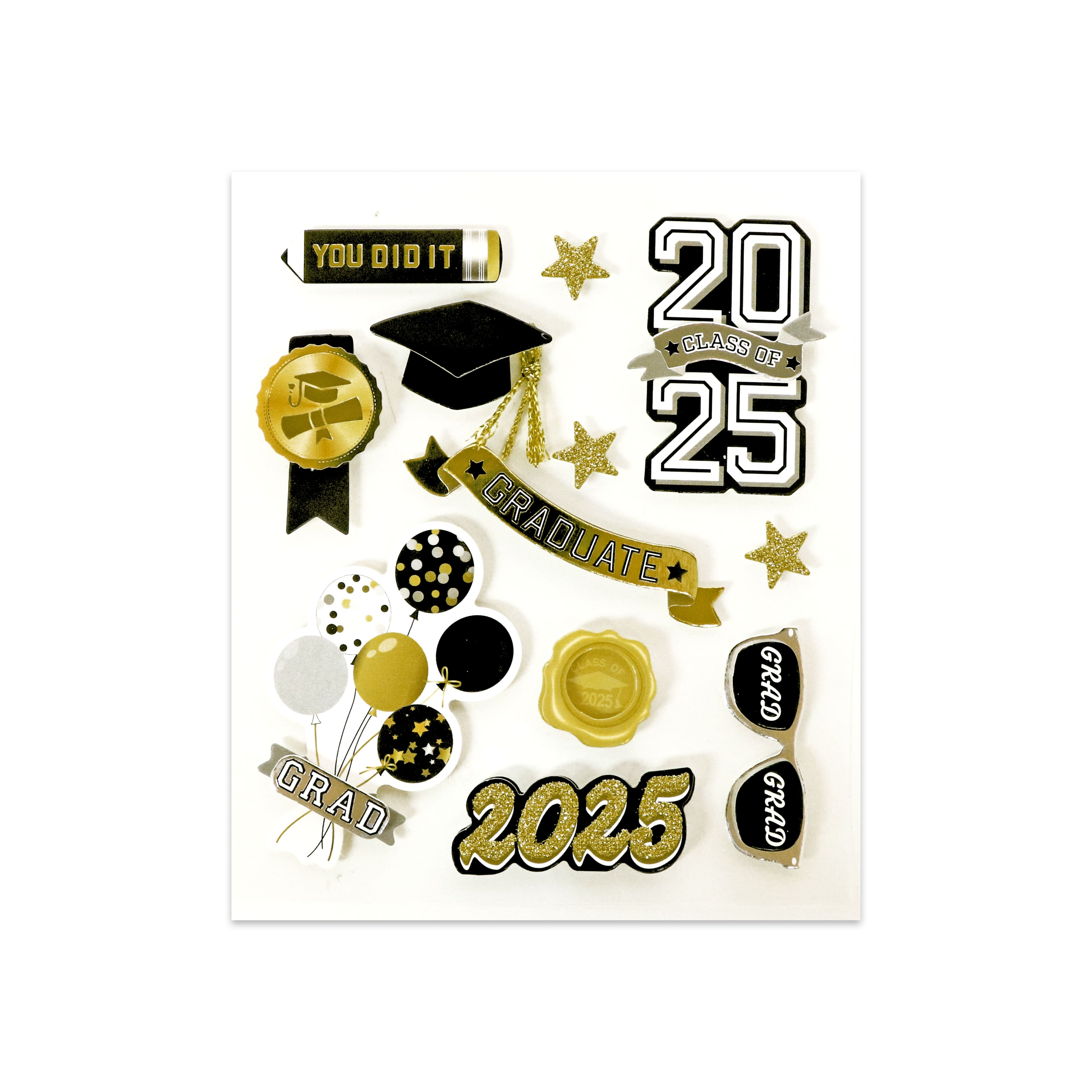 Dimensional Graduation Balloon Stickers by Recollections&#x2122;
