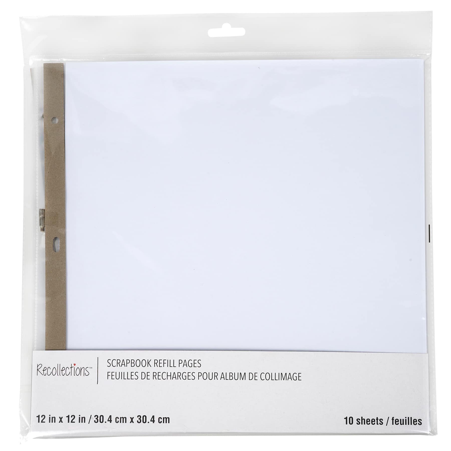 6 Packs: 10 ct. (60 total) 12" x 12" White Scrapbook Refill Pages by Recollections™