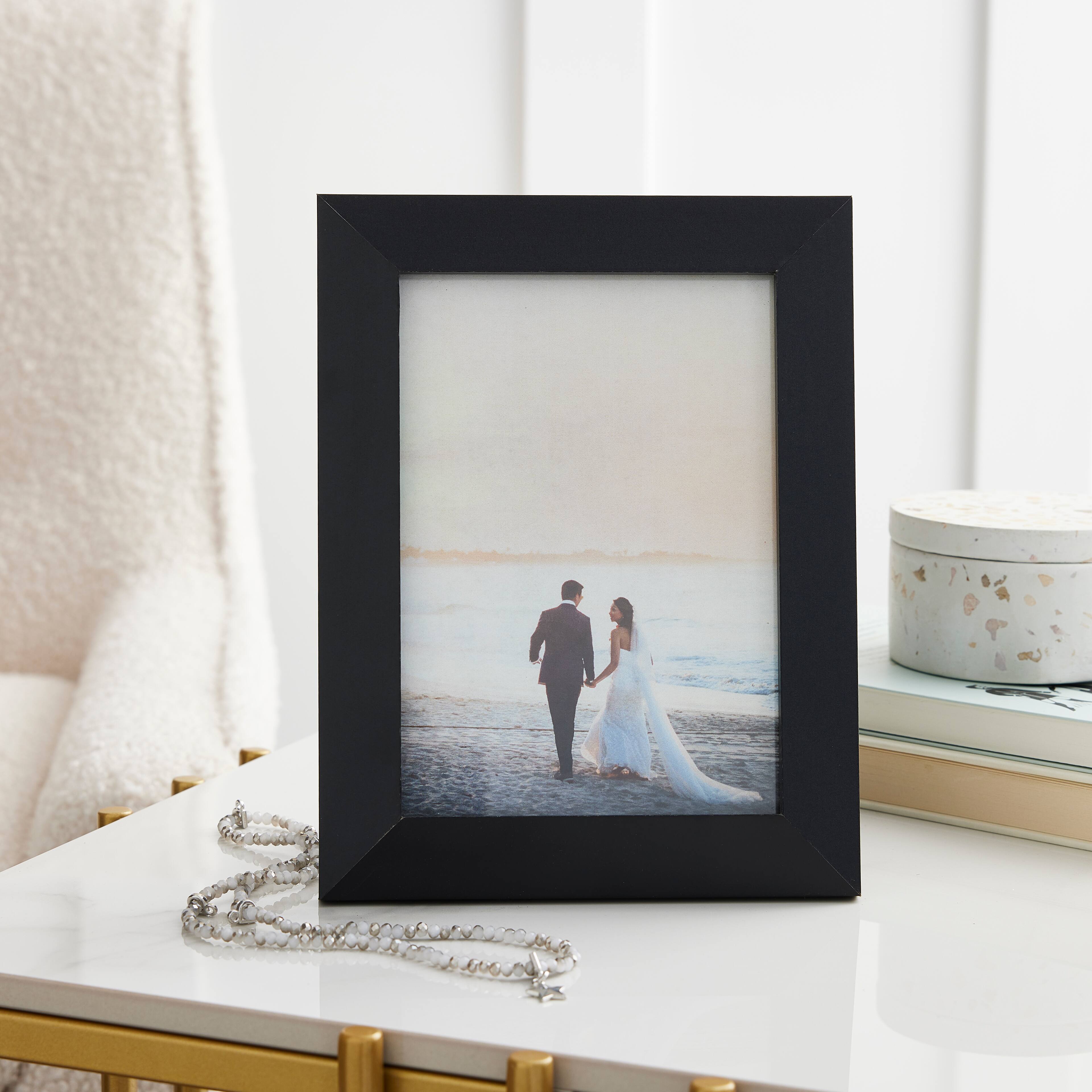 12 Pack: Black Angled Molding 5&#x22; x 7&#x22; Frame, Simply Essentials&#x2122; by Studio D&#xE9;cor&#xAE;
