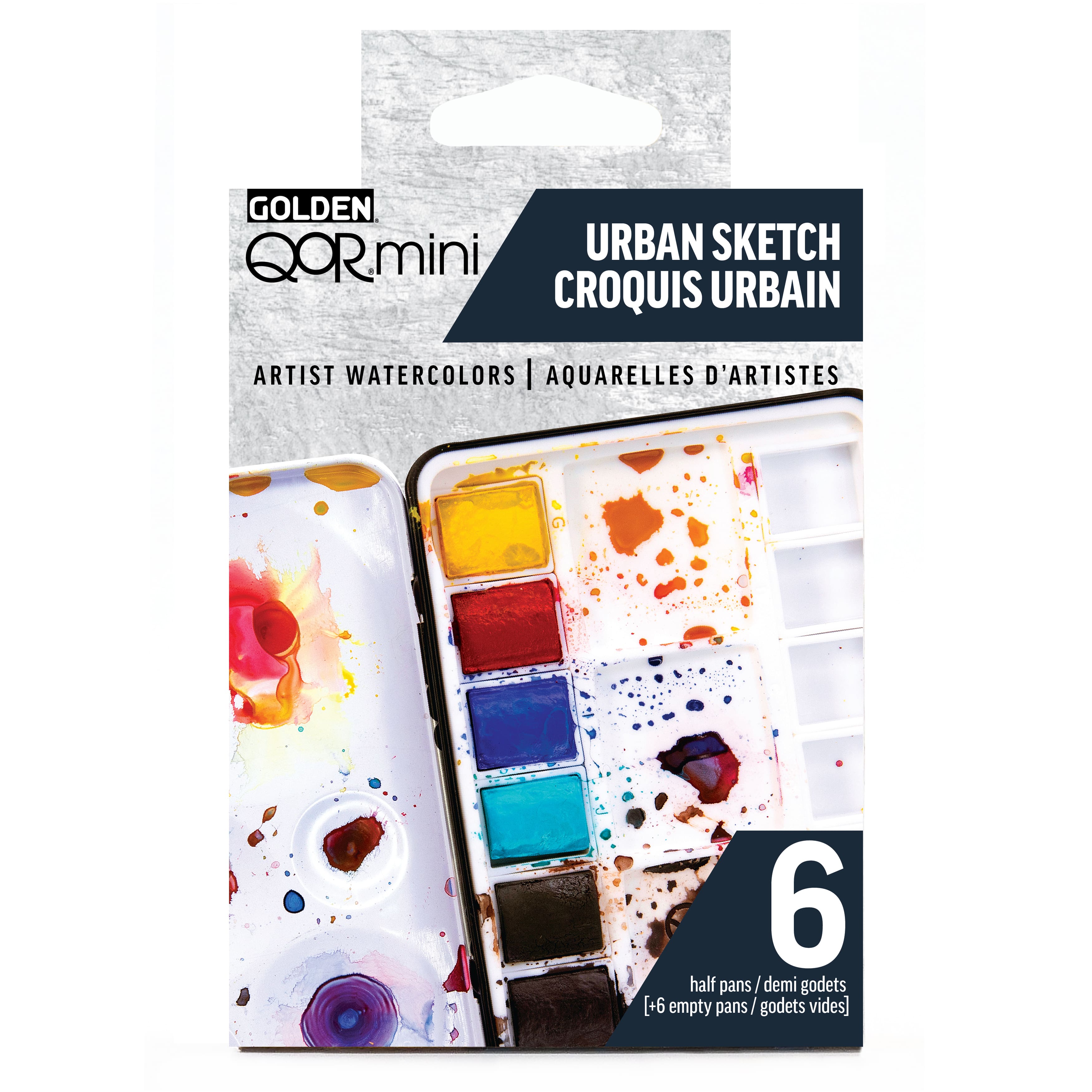WORLD WATERCOLOR MONTH GIVEAWAY: QoR Mini Urban Sketch Watercolor  Palette! - $55 Value