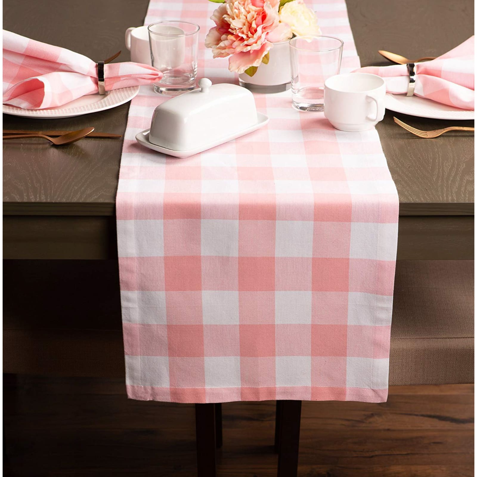 DII&#xAE; 72&#x22; Buffalo Check Table Runner