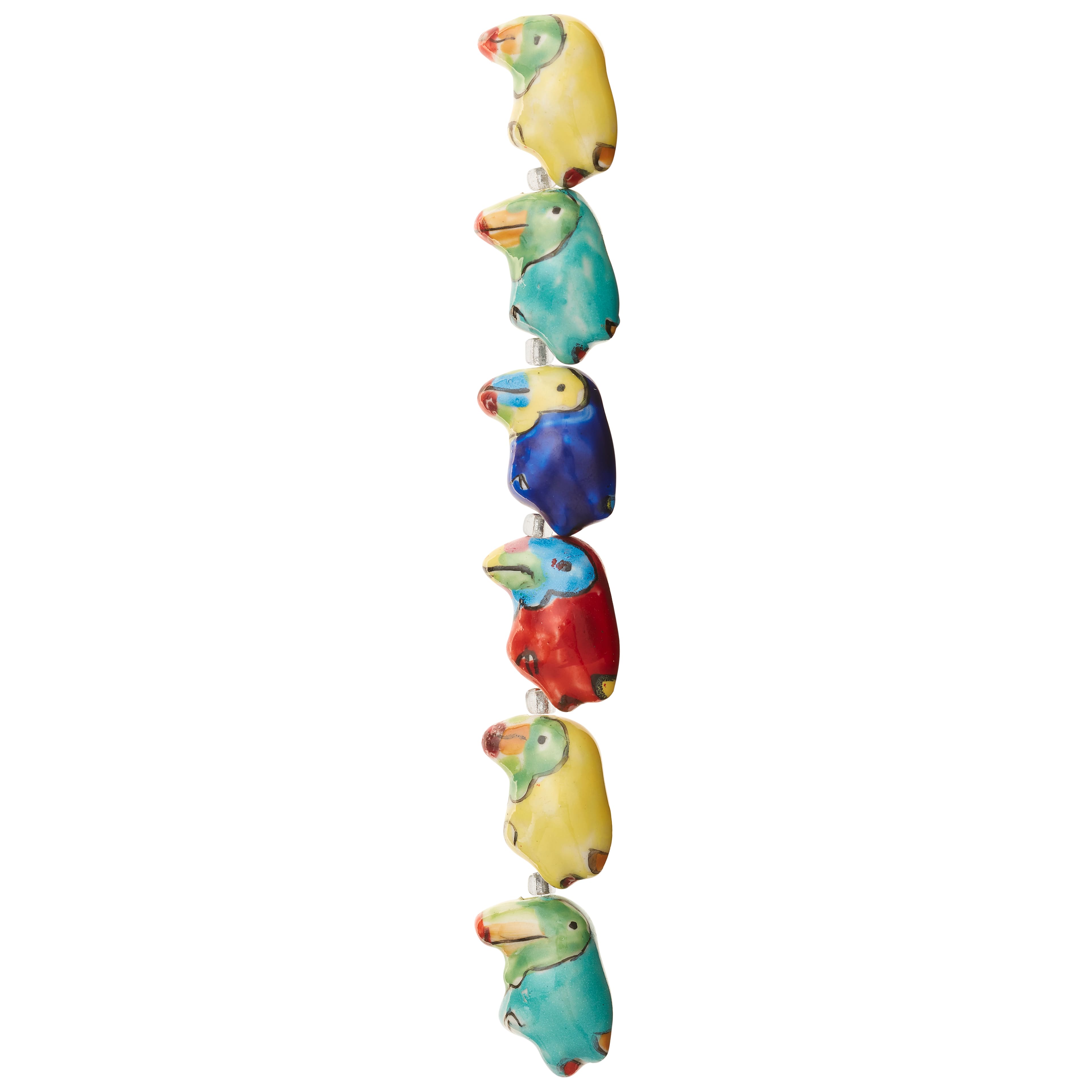 Ceramic Toucan Beads, 22mm by Bead Landing&#x2122;