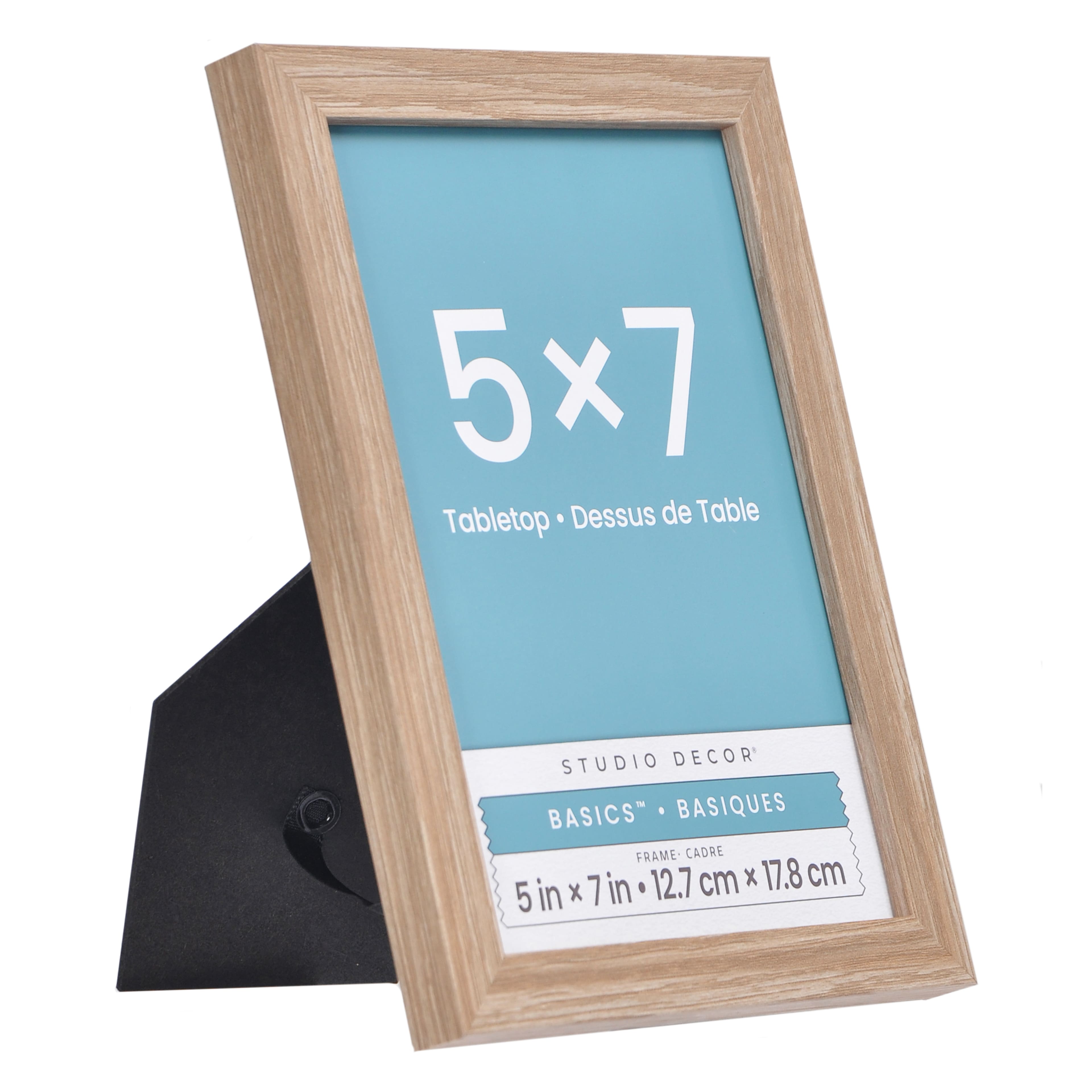 Basics&#x2122; Woodgrain Tabletop Linear Frame by Studio D&#xE9;cor&#xAE;