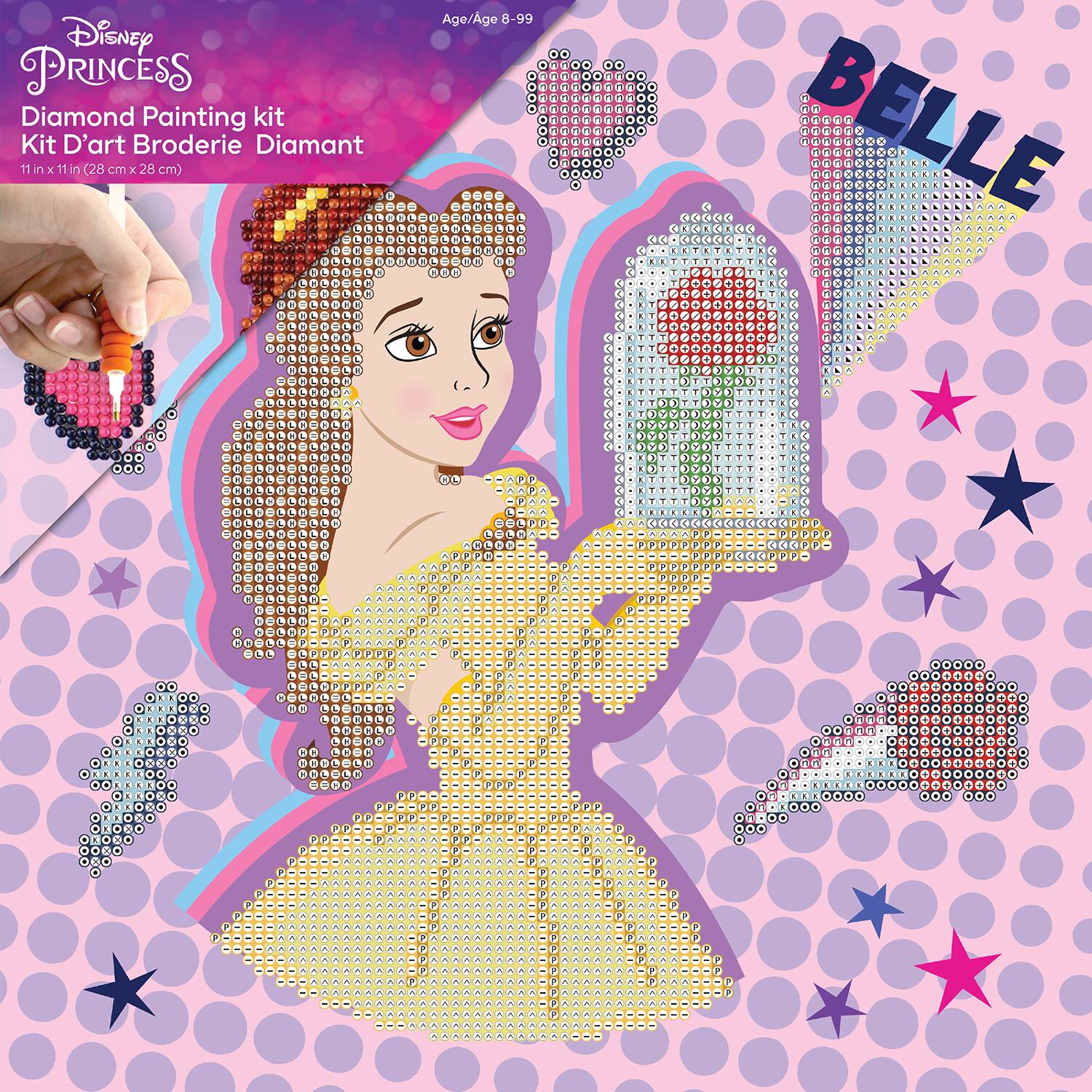 Camelot® Dots Intermediate Belle Friend POW-ER Dotz Box Diamond Painting Kit