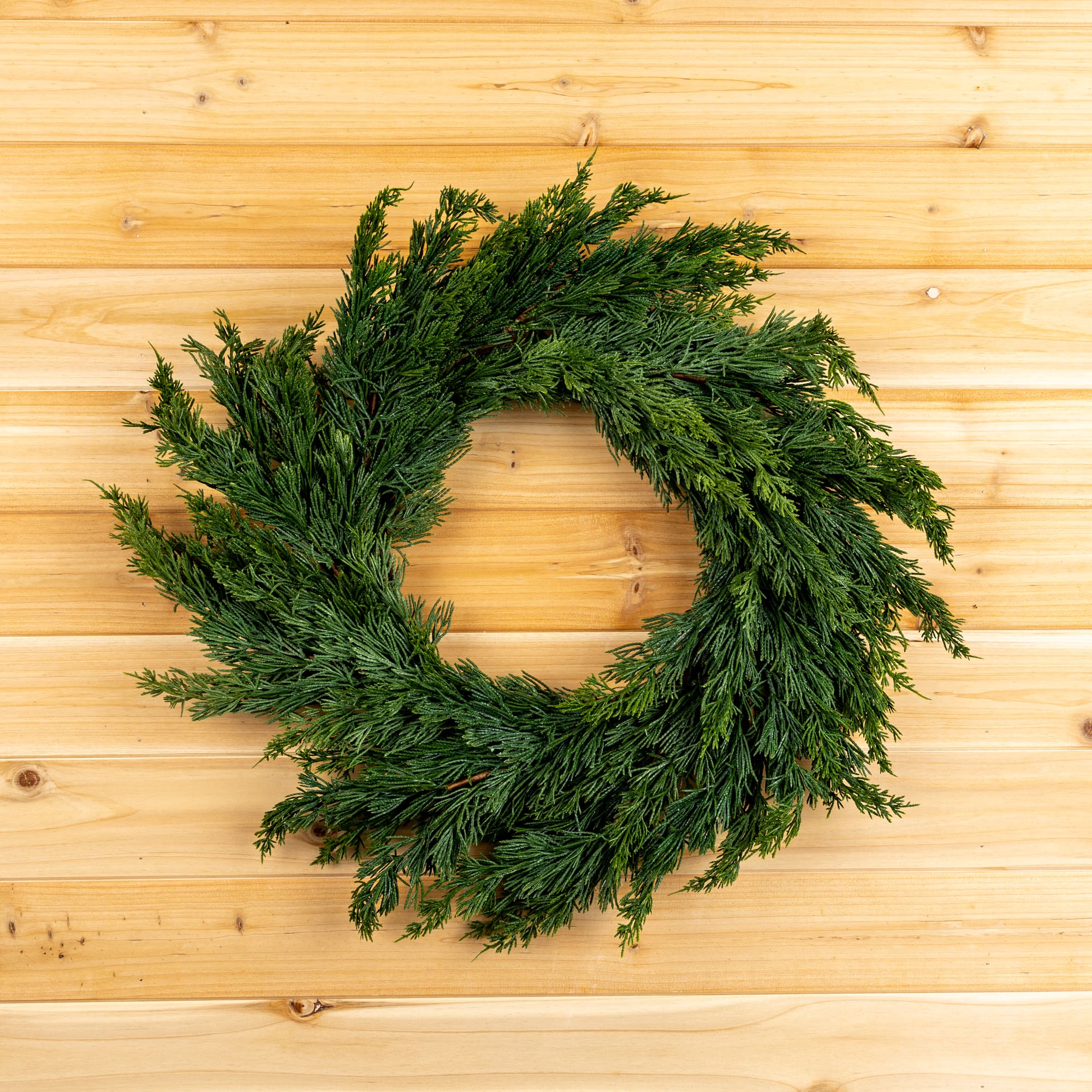 25&#x22; Variegated Pine Wreath