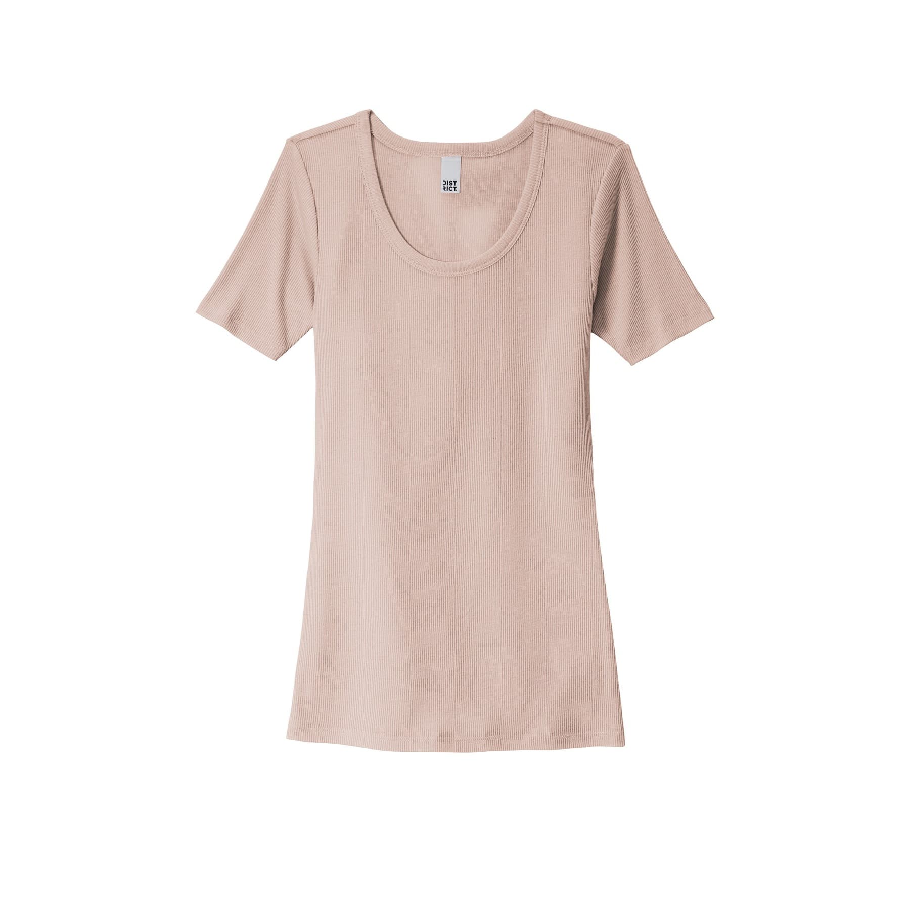District® V.I.T.™ Women's Rib Scoop Neck T-Shirt