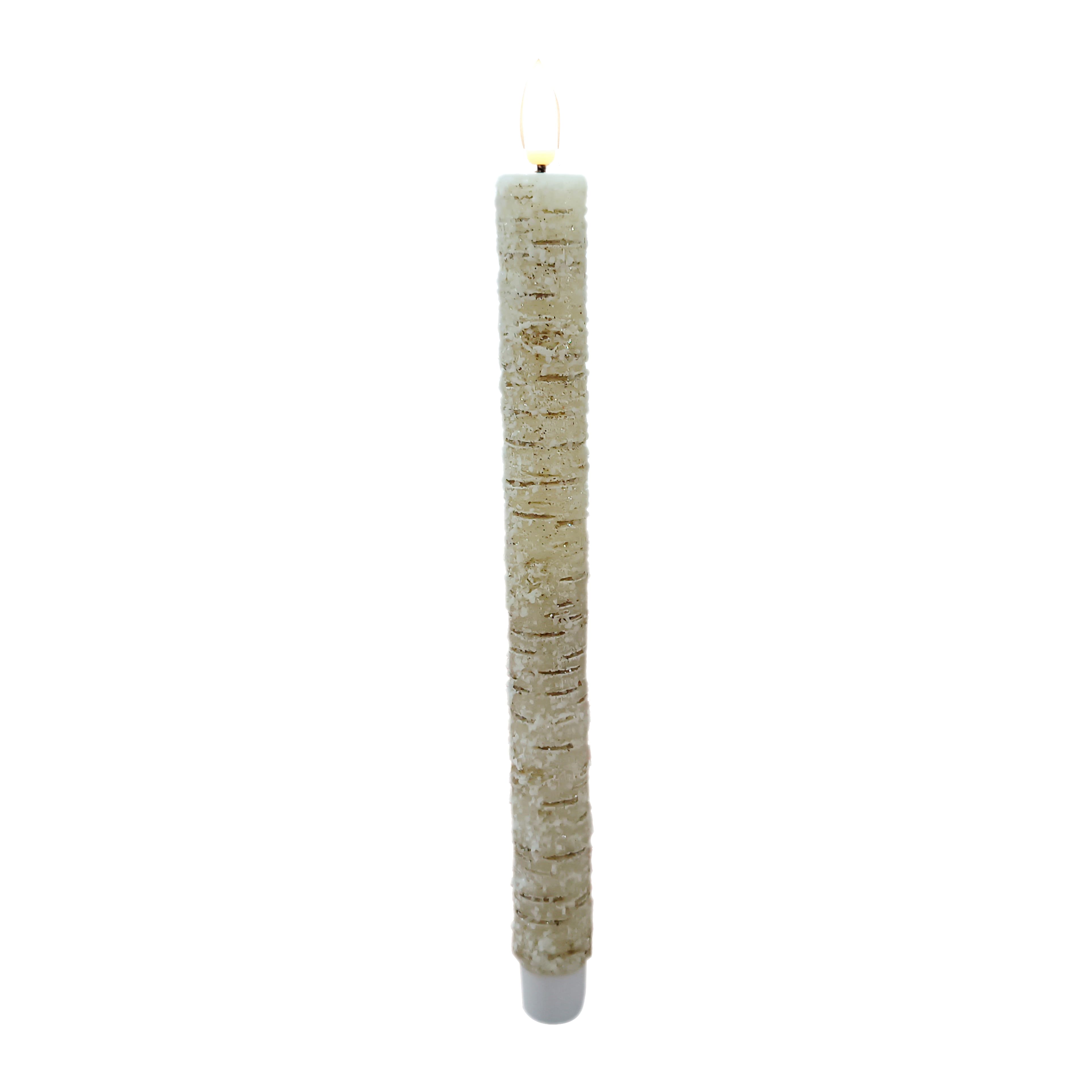 11&#x22; Birch LED Wax Taper Candles, 2ct. by Ashland&#xAE;