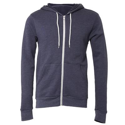 BELLA+CANVAS® Fleece Full-Zip Adult Unisex Hoodie | Michaels