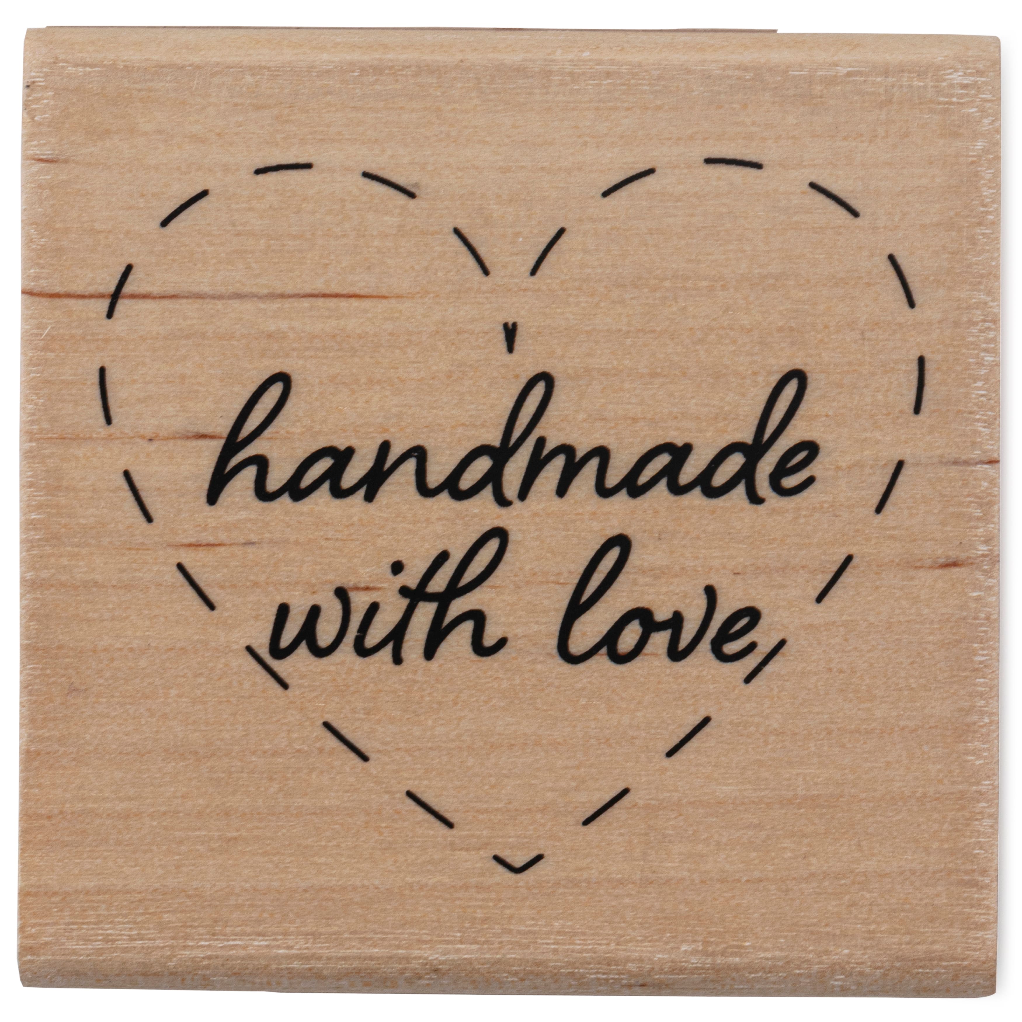 Handmade with Love Wood Stamp by Recollections&#x2122;