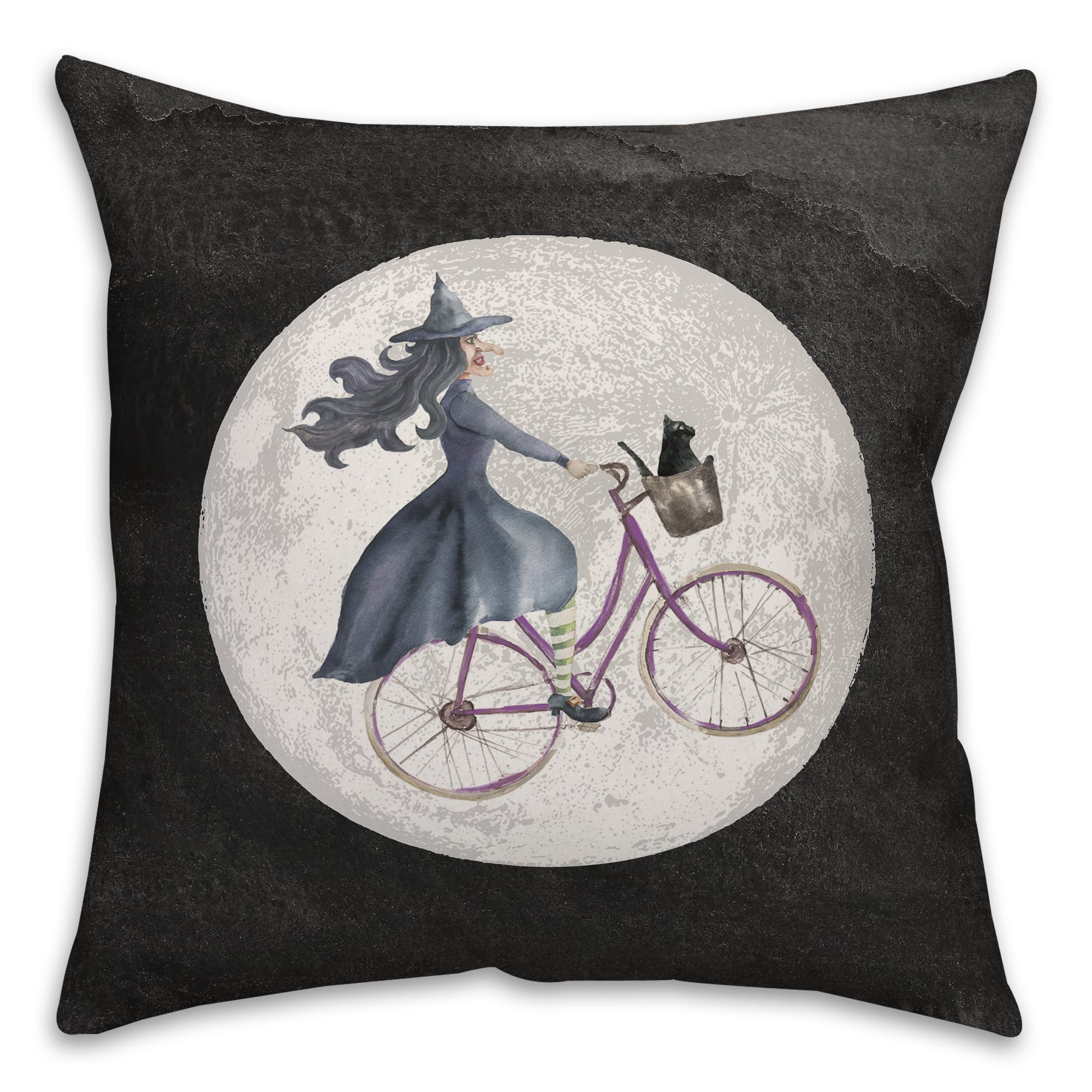 bicycle throw pillow
