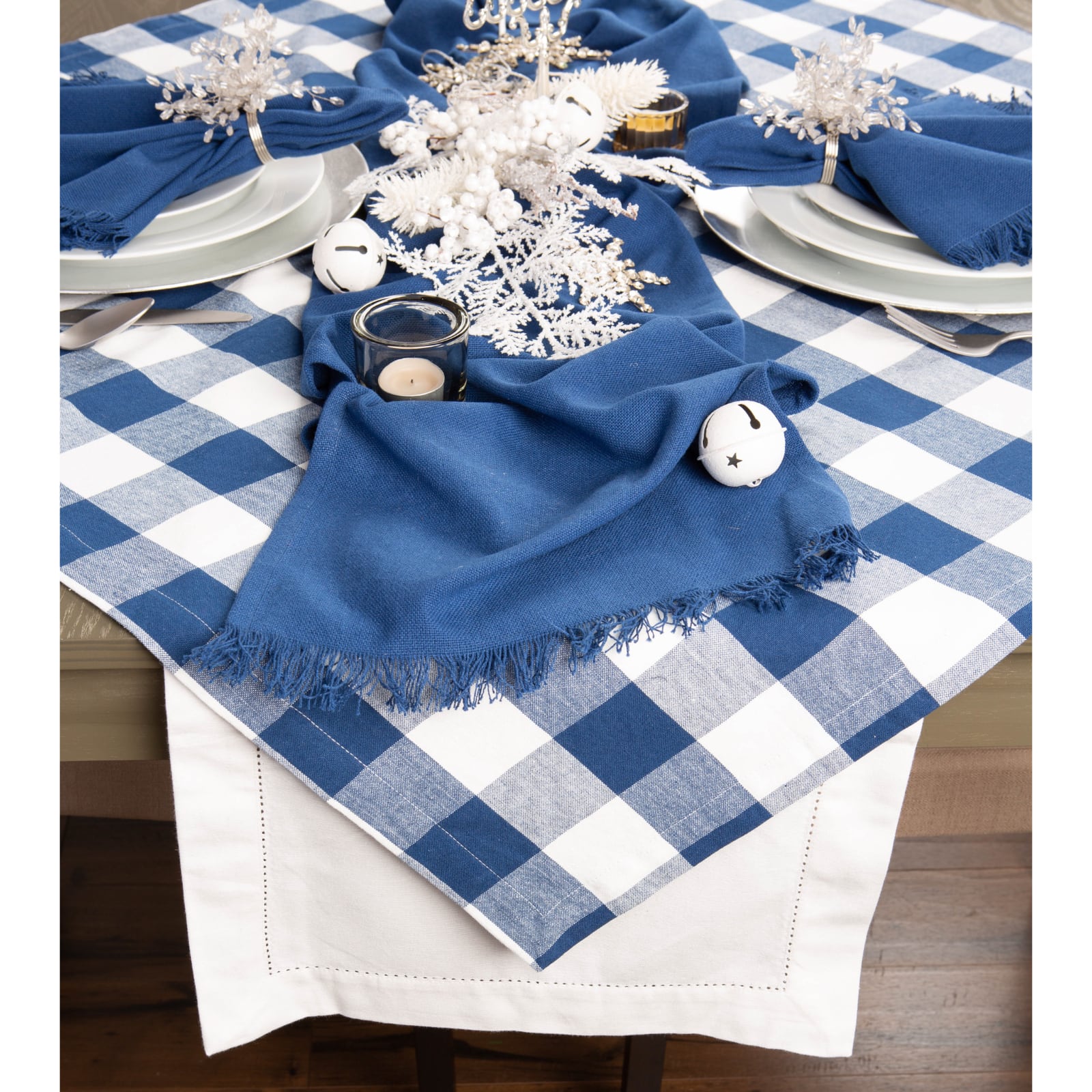 DII&#xAE; 120&#x22; Buffalo Check Tablecloth