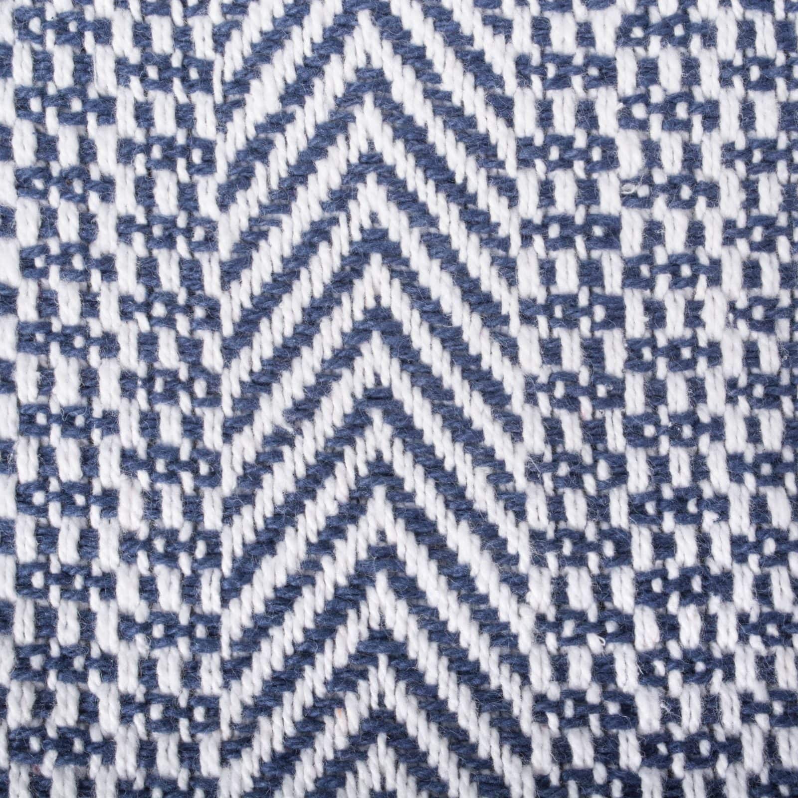 DII® Nautical Blue Herringbone Stripe Throw