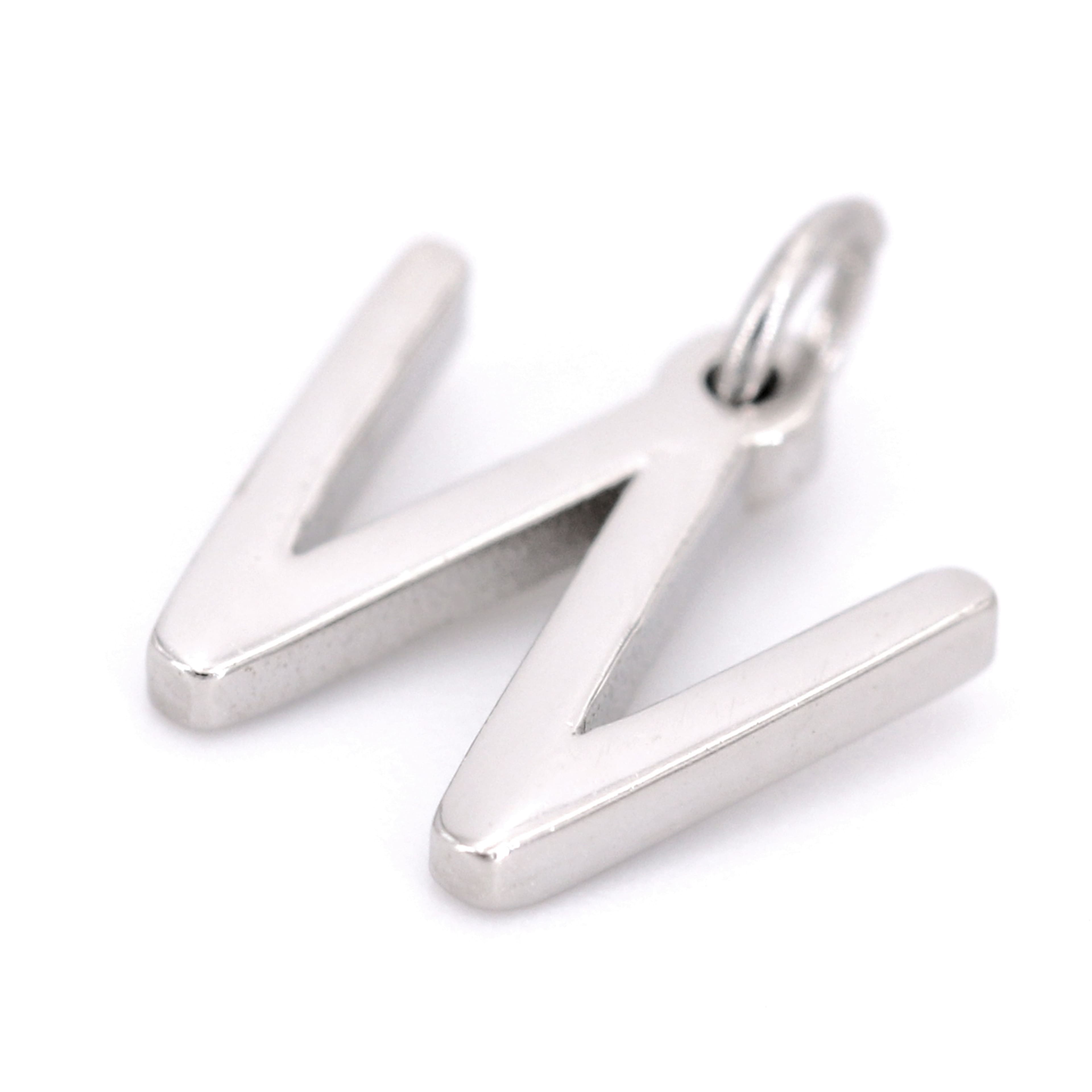12 Pack: Sterling Silver Alphabet Charm by Bead Landing™