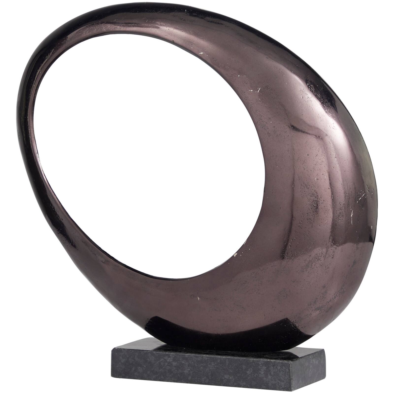 Geometric Abstract Metal Tabletop Sculpture Set