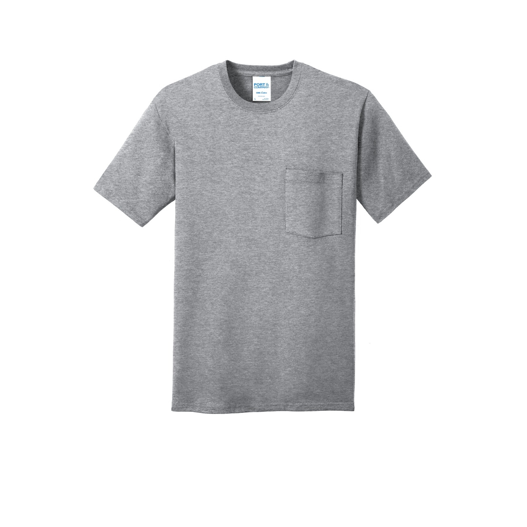 Port &#x26; Company&#xAE; Core Cotton Pocket Adult T-Shirt