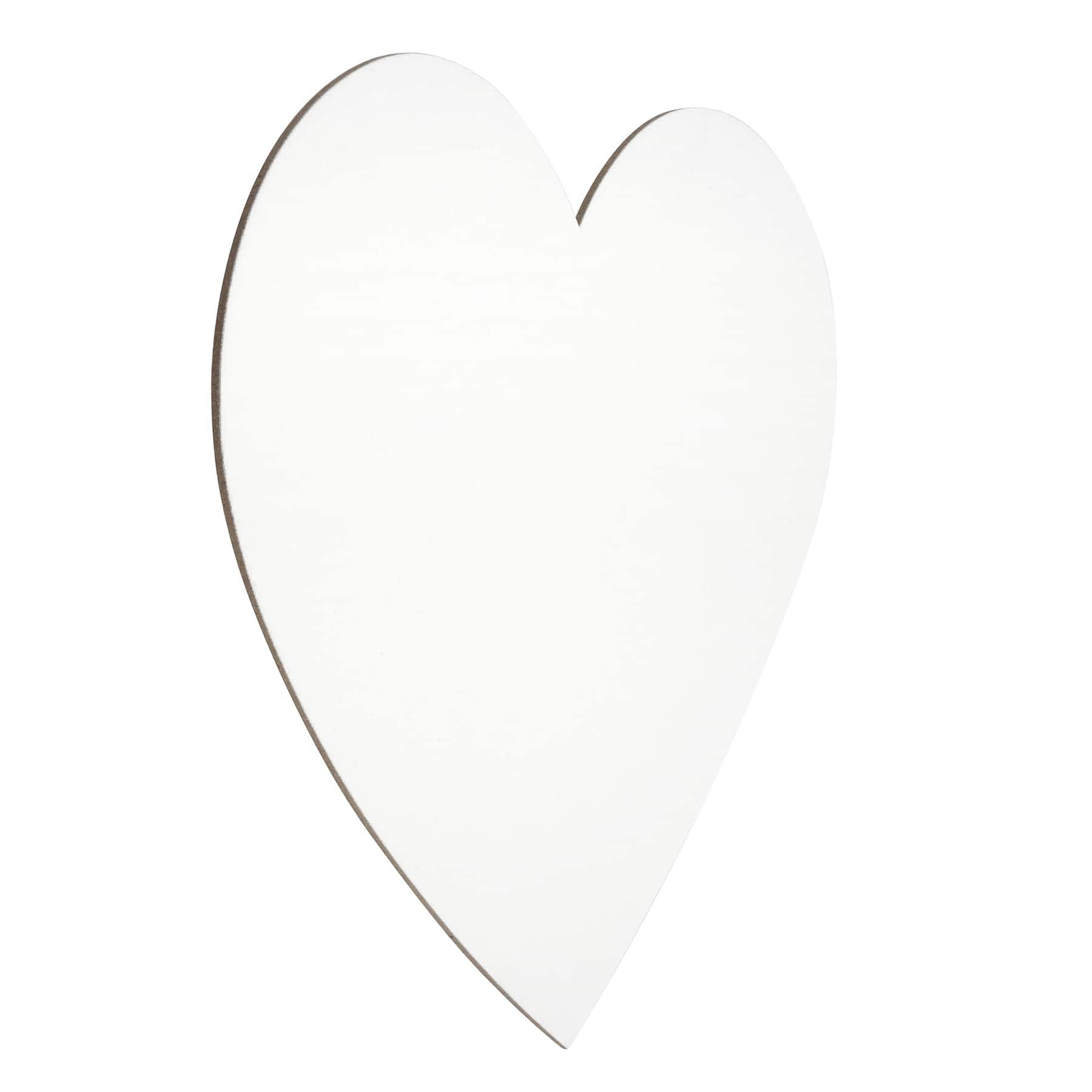 12 Packs: 2 ct. (24 total) 10&#x22; x 10&#x22; Heart Shape Canvas by Creatology&#x2122;