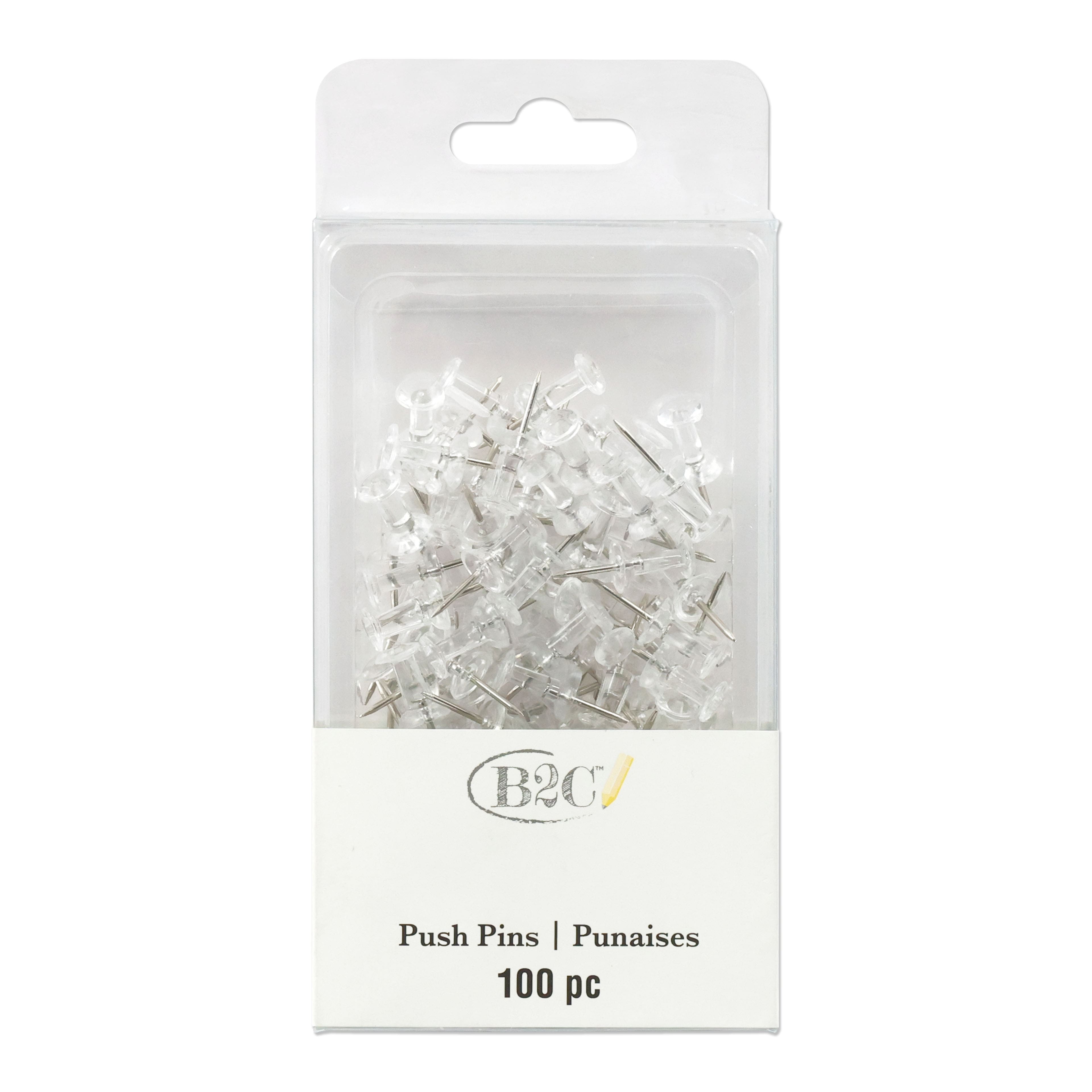 Clear Pushpins by B2C®, 100ct.