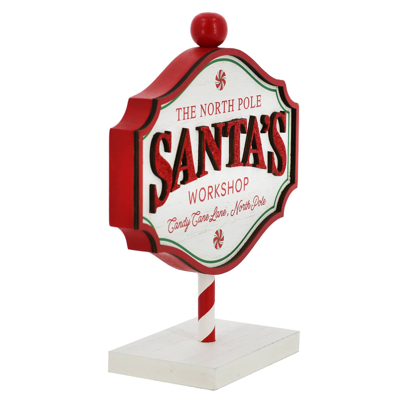 8&#x22; Santa&#x27;s Workshop Tabletop Sign by Ashland&#xAE;