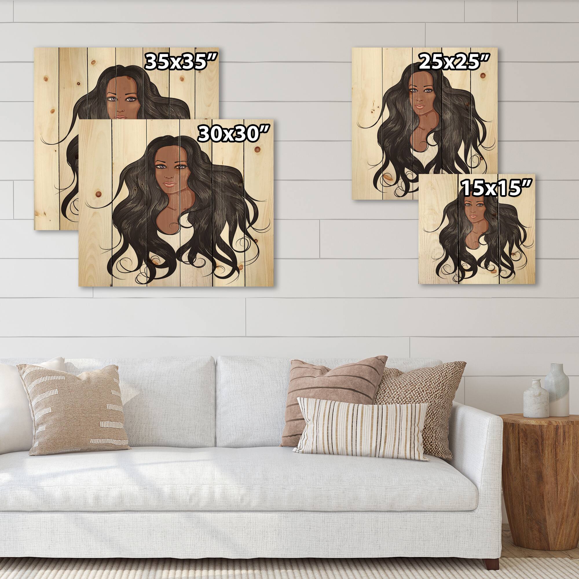Designart - Portrait Of African American Woman XV