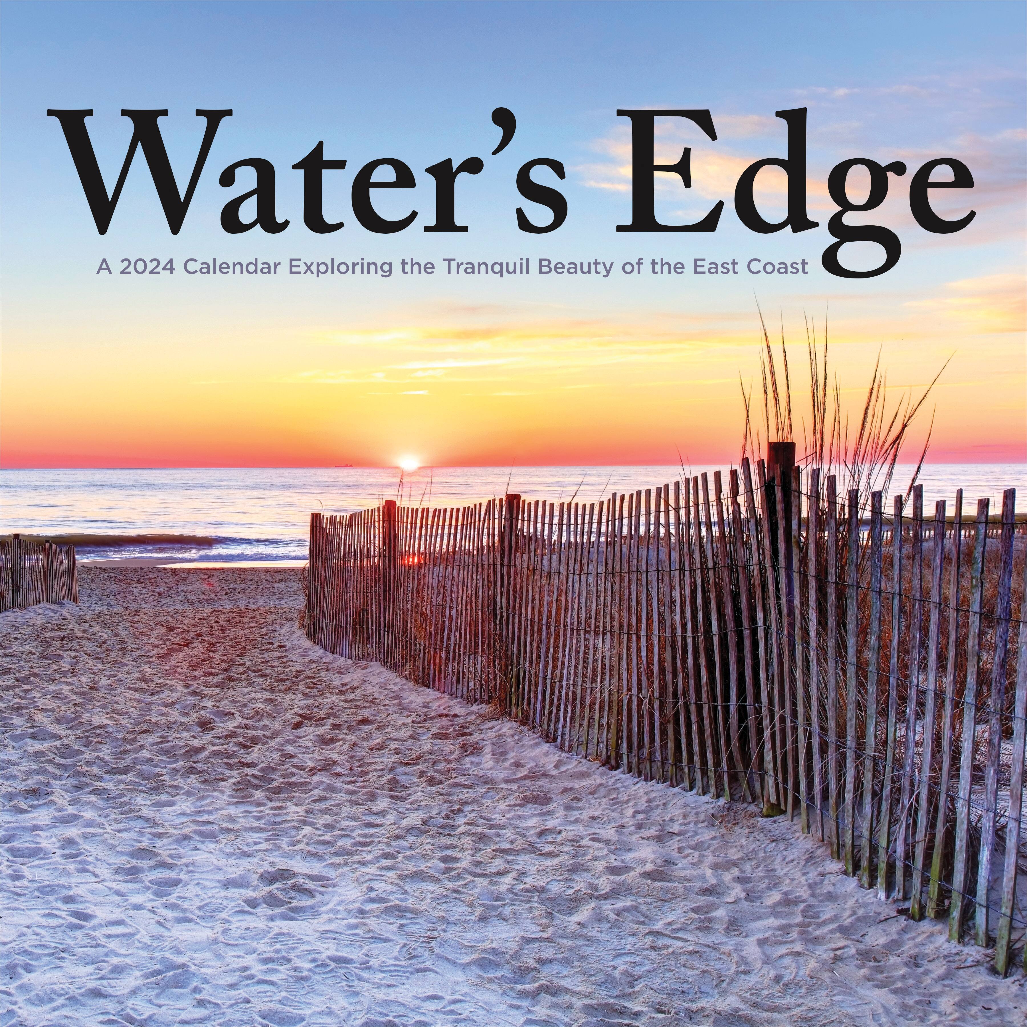 TF Publishing 2024 Water's Edge Wall Calendar