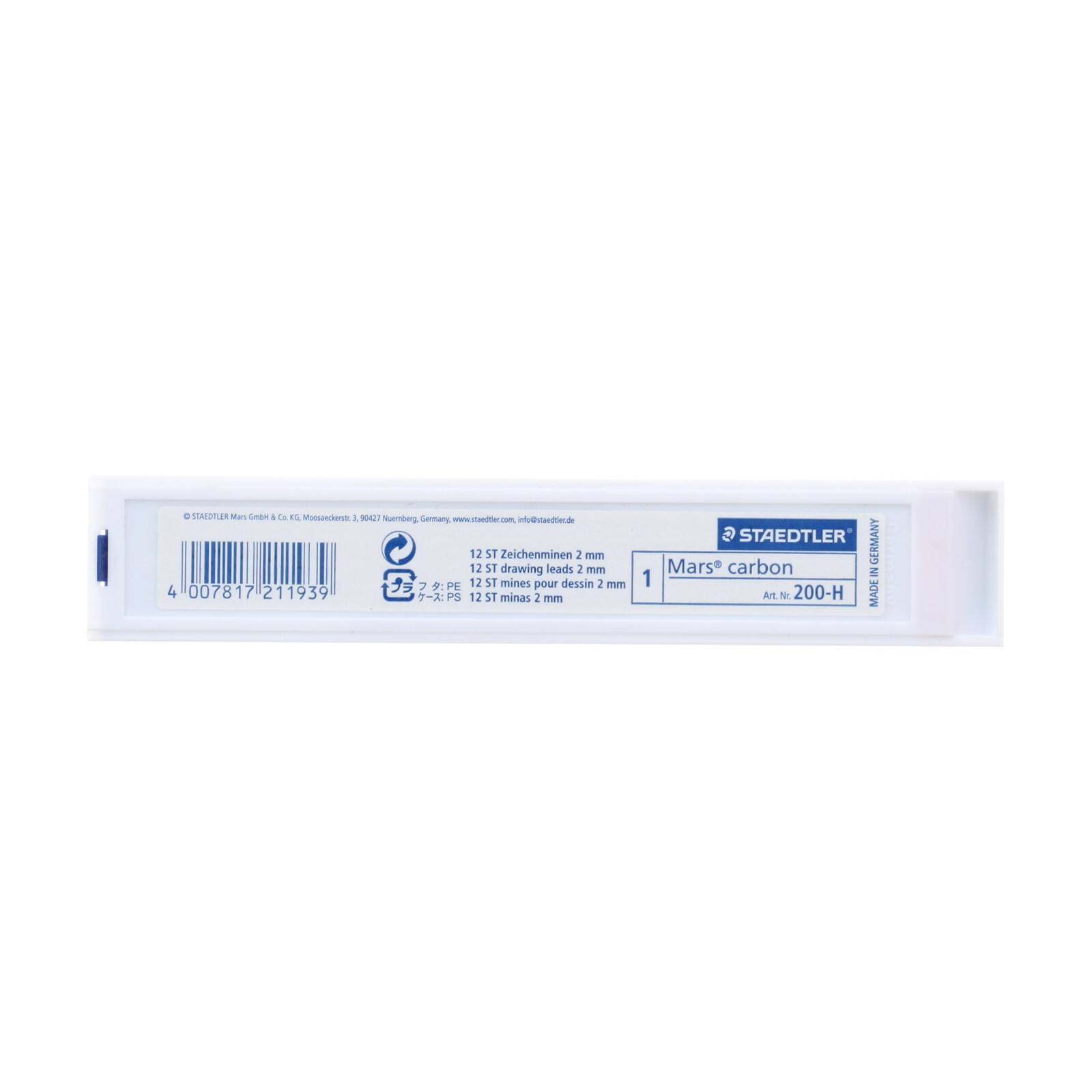 Staedtler&#xAE; Mars&#xAE; Lumograph&#xAE; Carbon Lead Refills, 2mm