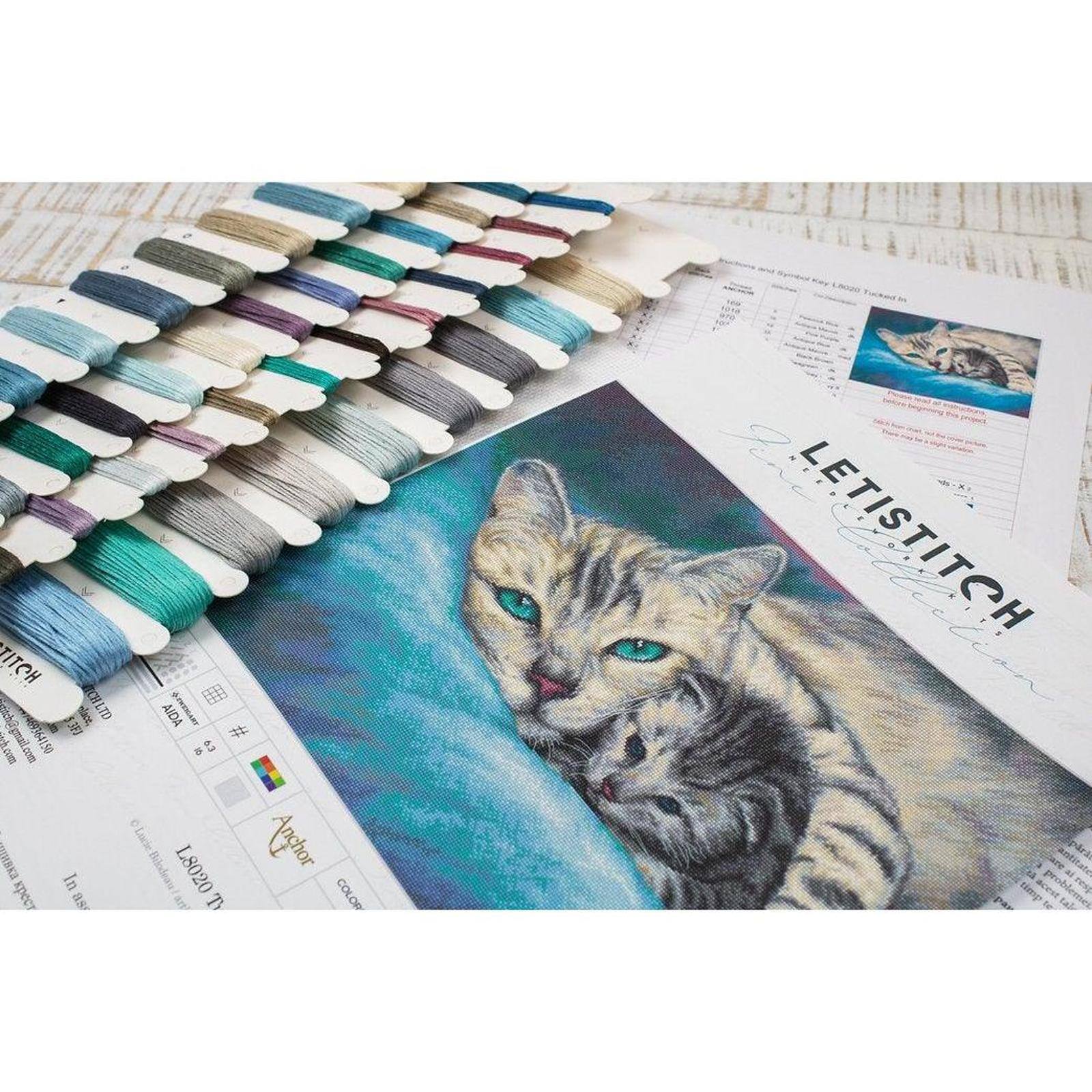 Letistitch Tucked In Counted Cross Stitch Kit