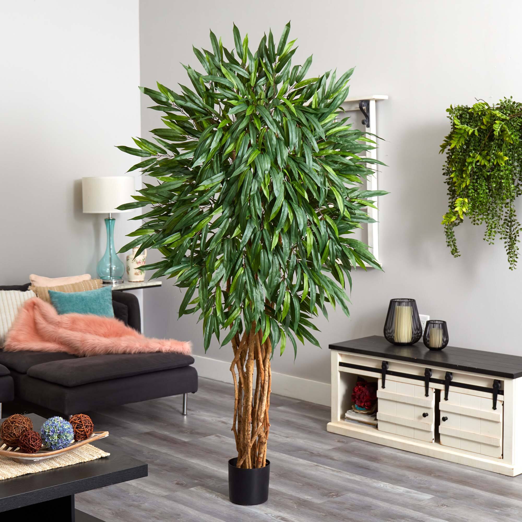 6ft. Potted Weeping Ficus Silk Tree