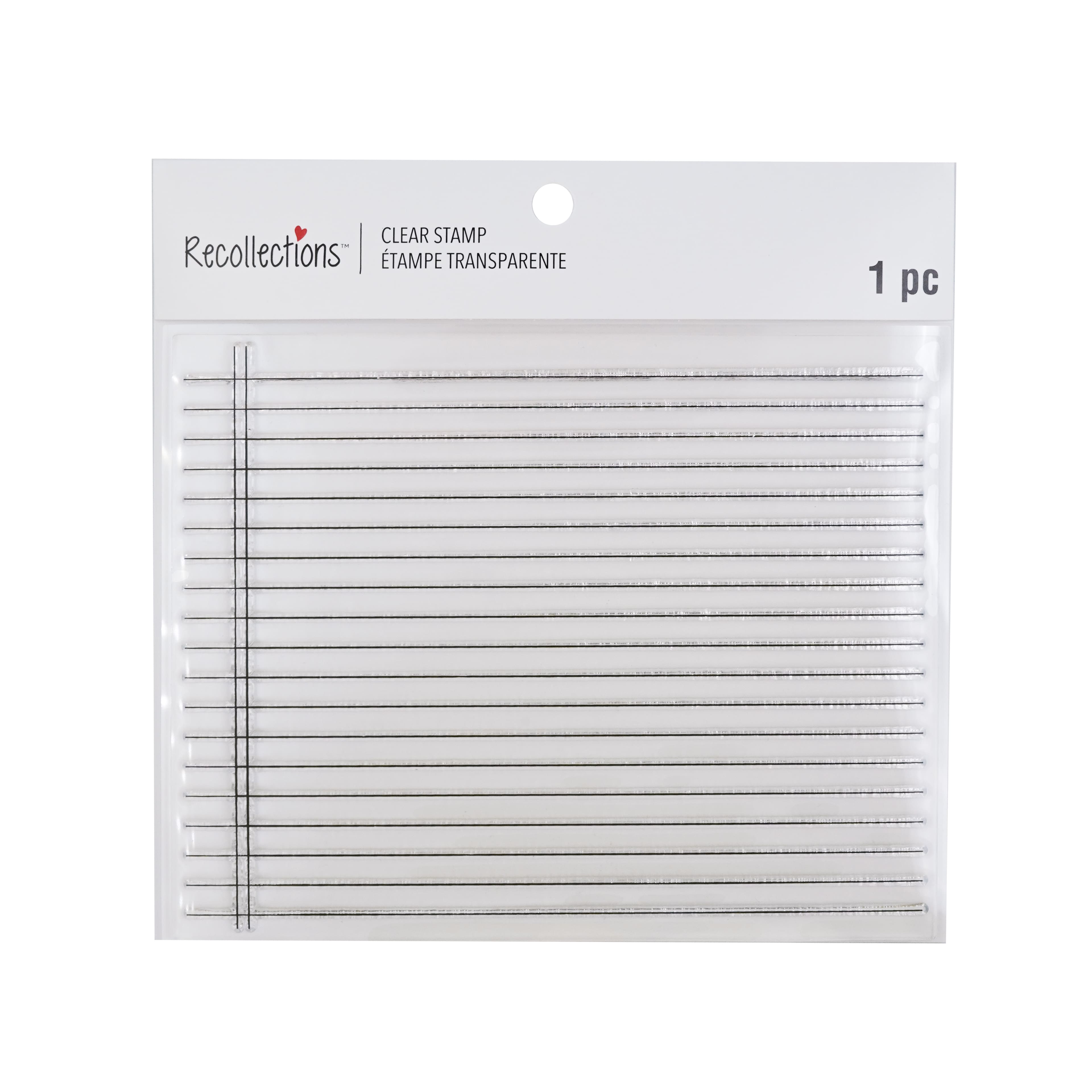 Notebook Paper Clear Stamp by Recollections™