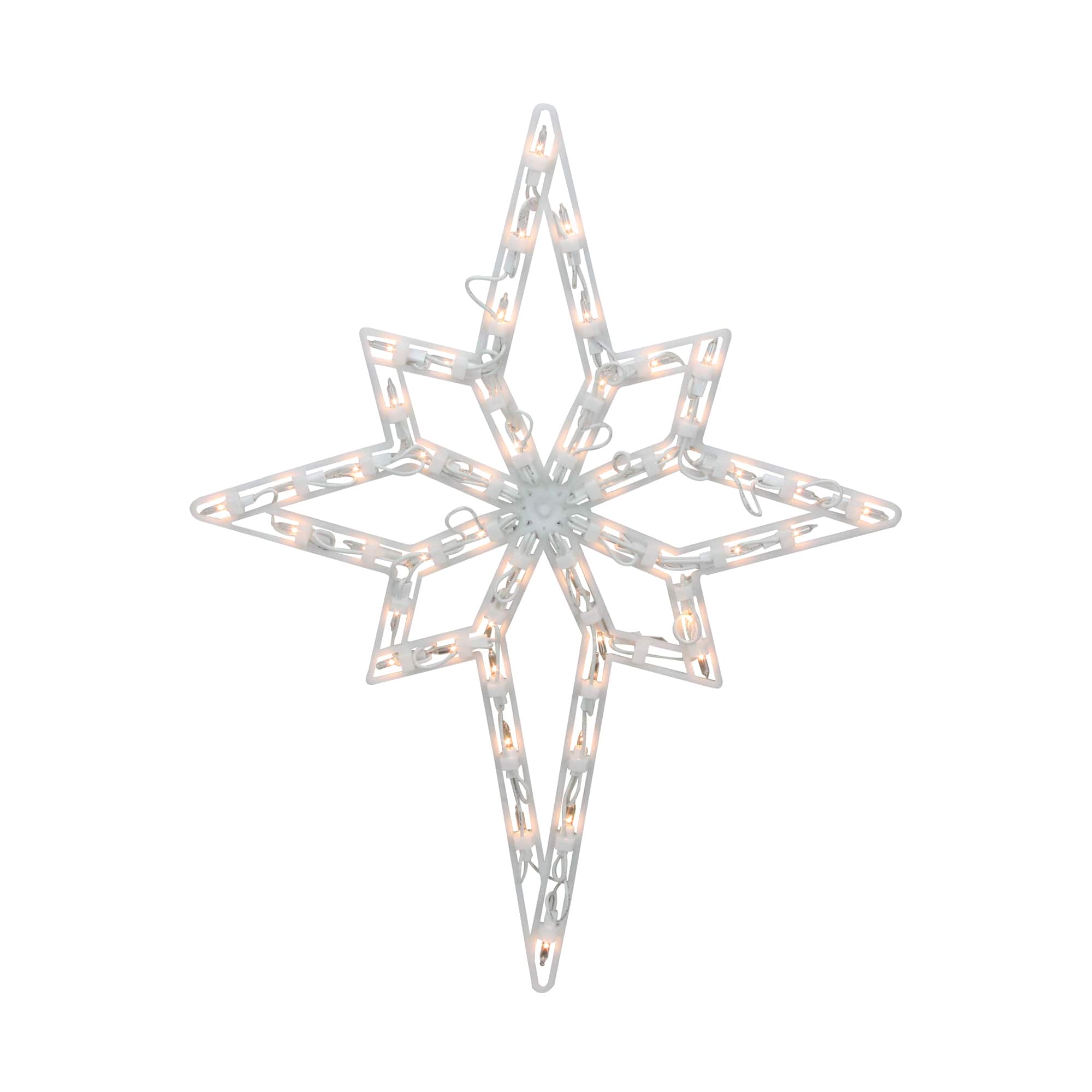 18" Lighted Star of Bethlehem Christmas Window Silhouette Decoration