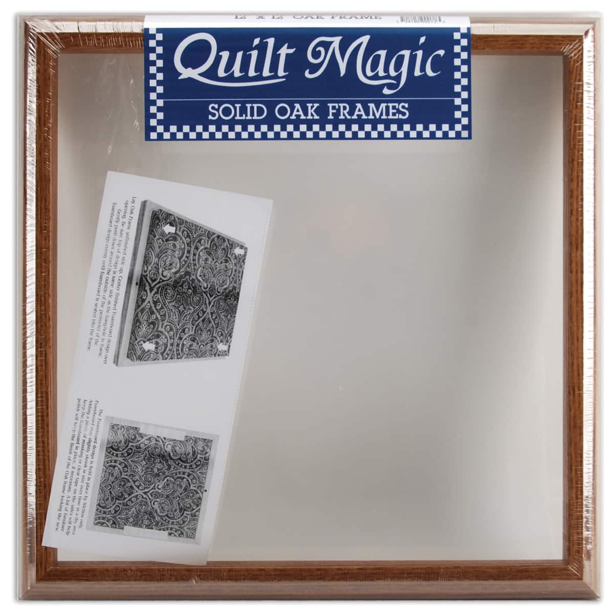 Quilt Magic 12" Oak Frame