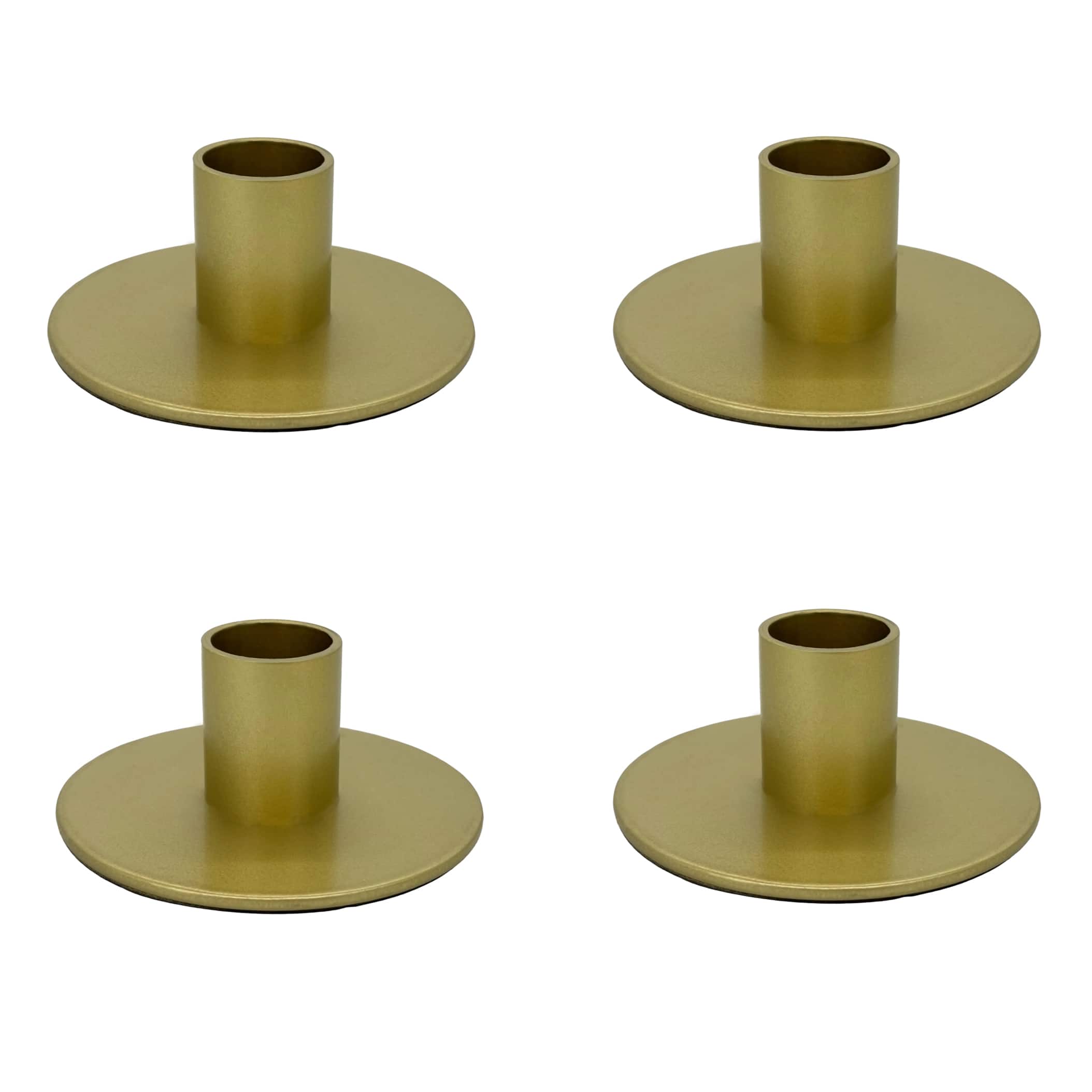 Round Metal Taper Candle Holders, 4ct. by Ashland®