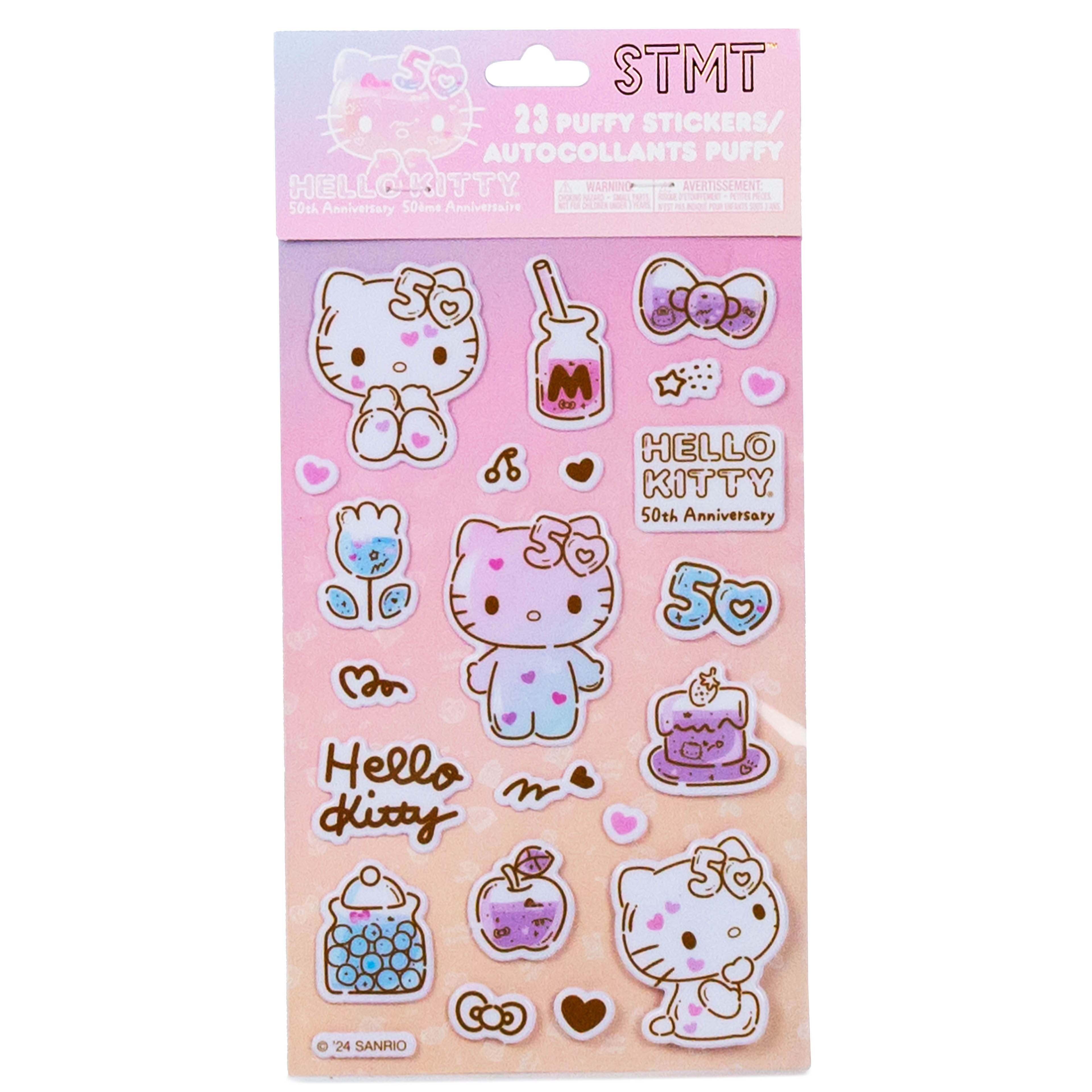 STMT&#xAE; Hello Kitty&#xAE; 50th Anniversary Puffy Stickers