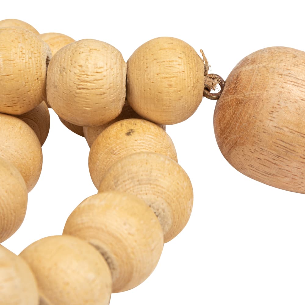 Hello Honey&#xAE; Wood Bead Strand with Decorative Wood Bead Drop
