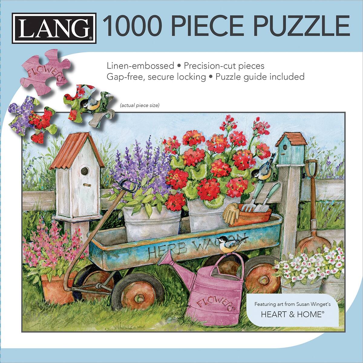Lang Blue Wagon 1000 Piece Jigsaw Puzzle Michaels