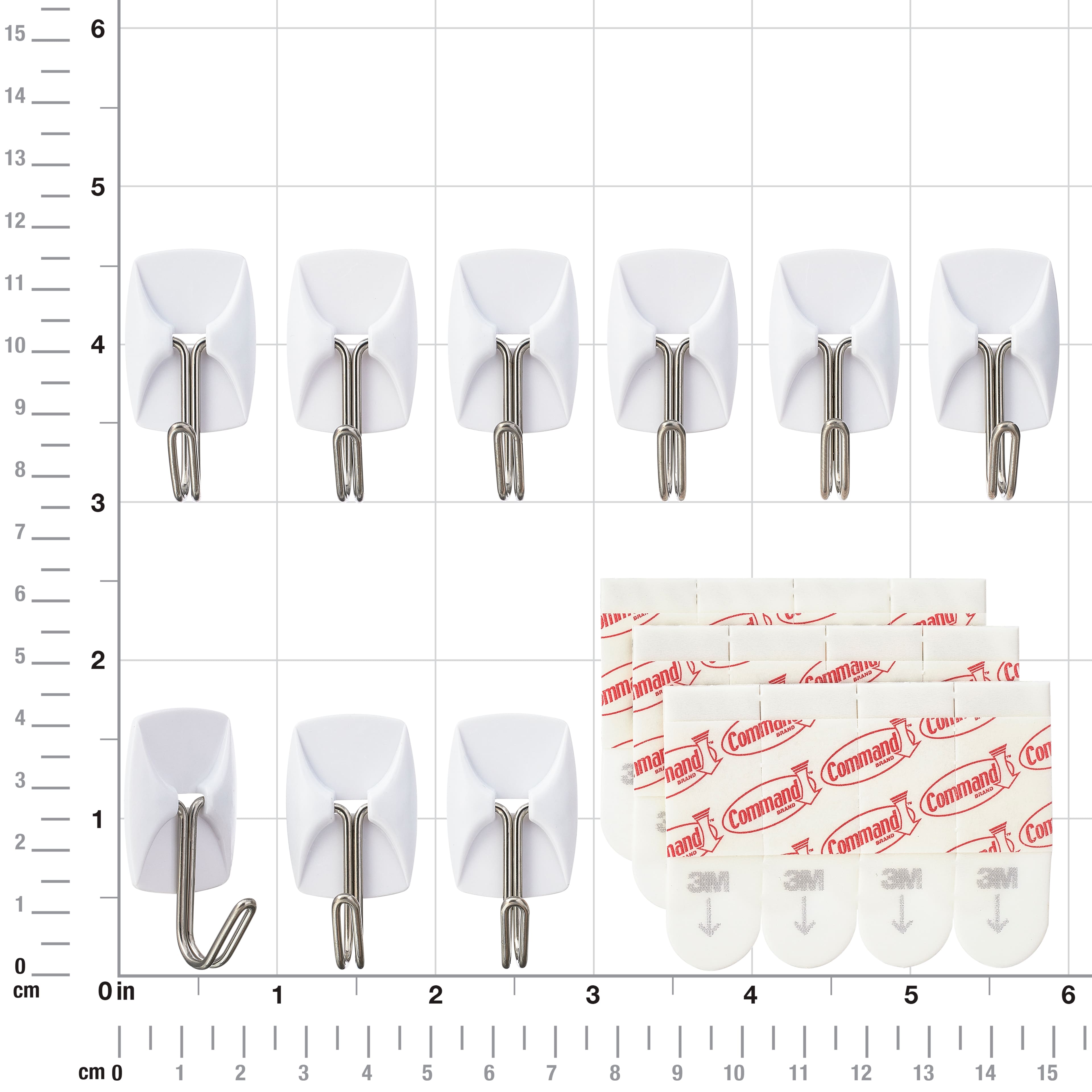12 Packs: 9 ct. (108 total) Command&#x2122; Small Wire Hooks