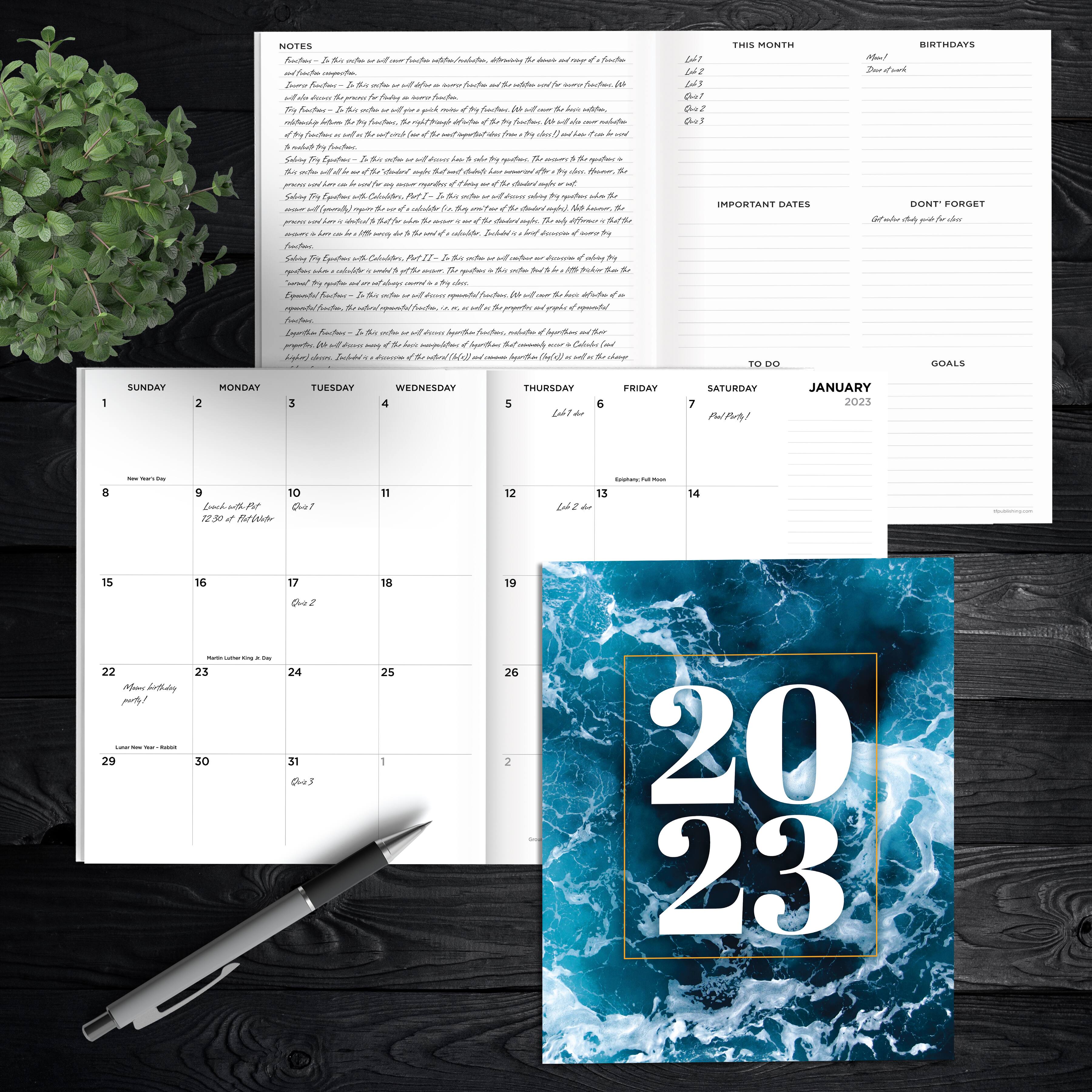 TF Publishing 2023 Deep Ocean Medium Monthly Planner Michaels
