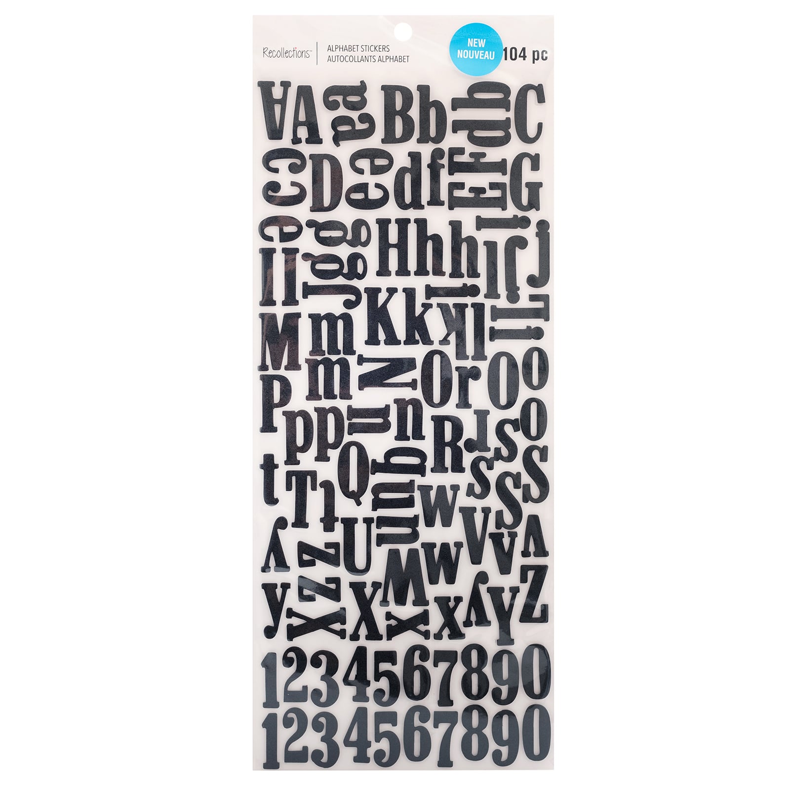 Large Black Foam Alphabet Stickers by Recollections™