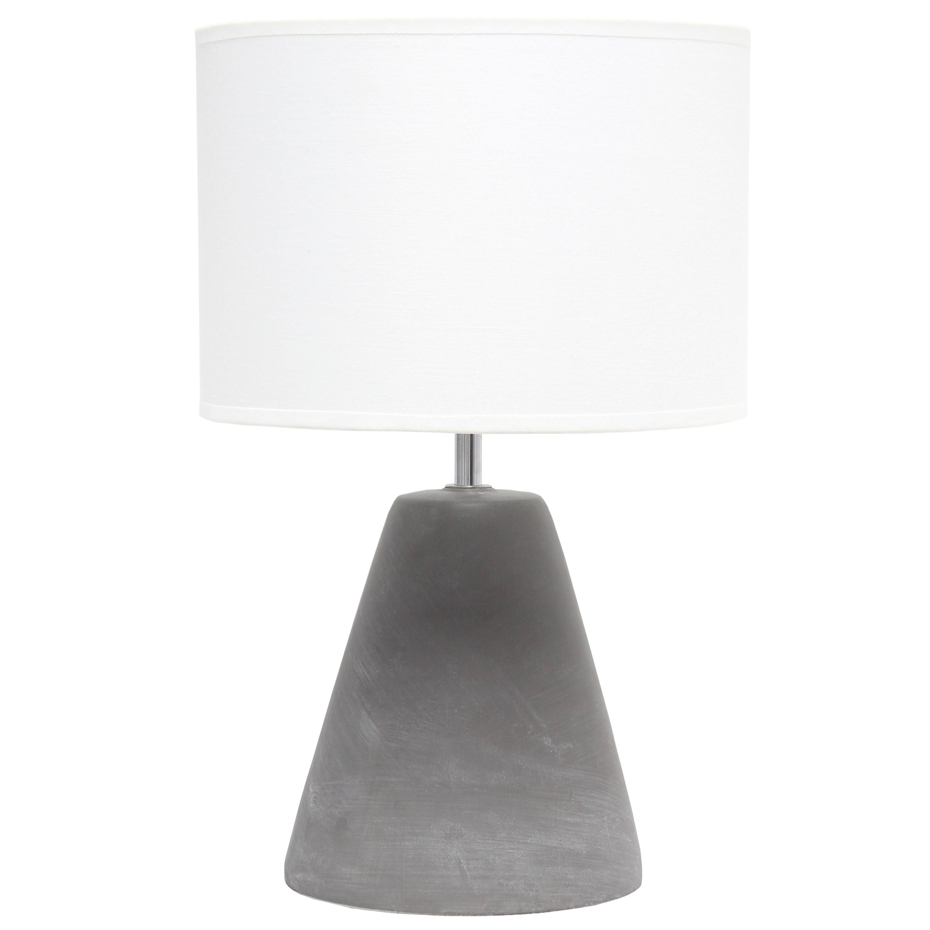 Simple Designs&#x2122; 14.5&#x22; Pinnacle Concrete Table Lamp