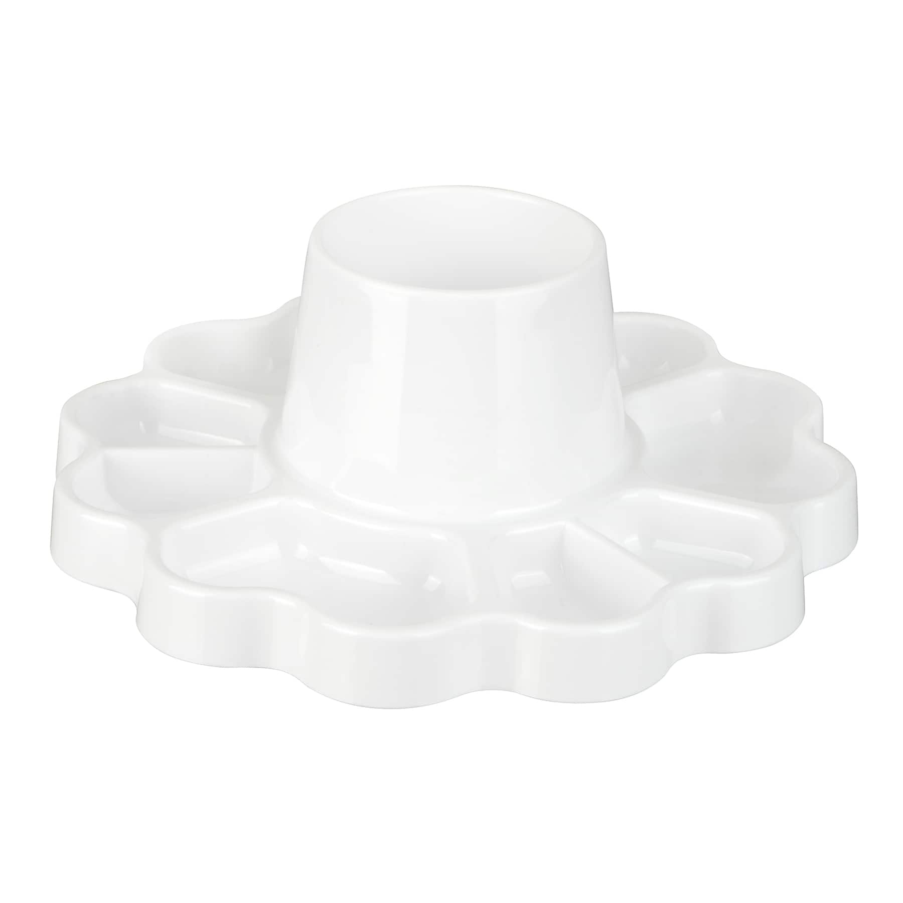 8.25&#x22; White Paint &#x26; Water Cup Tray by Craft Smart&#x2122;
